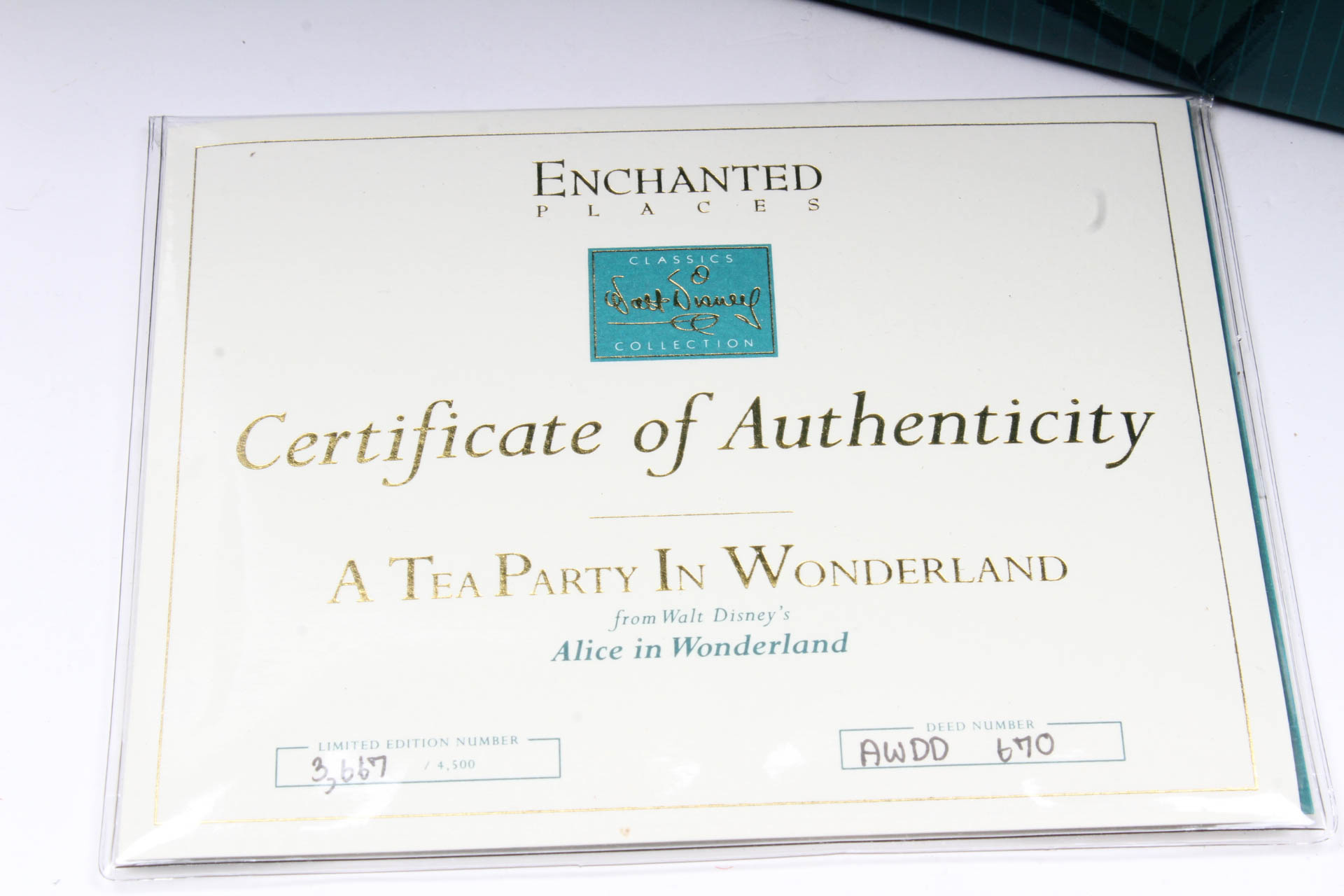 Walt Disney Classics Collection" A Tea Party in Wonderland" Figure