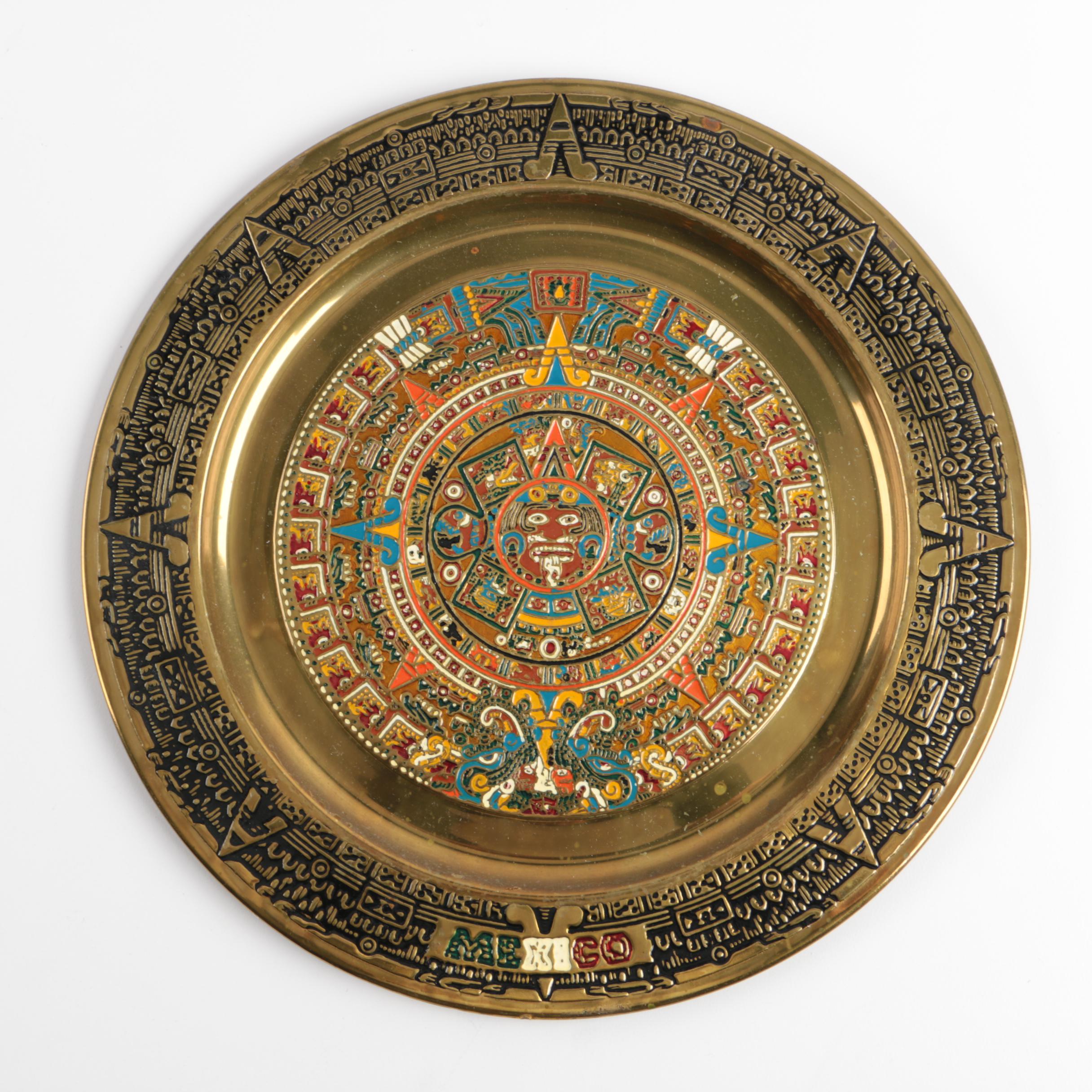 Brass and Copper Decorative Plates