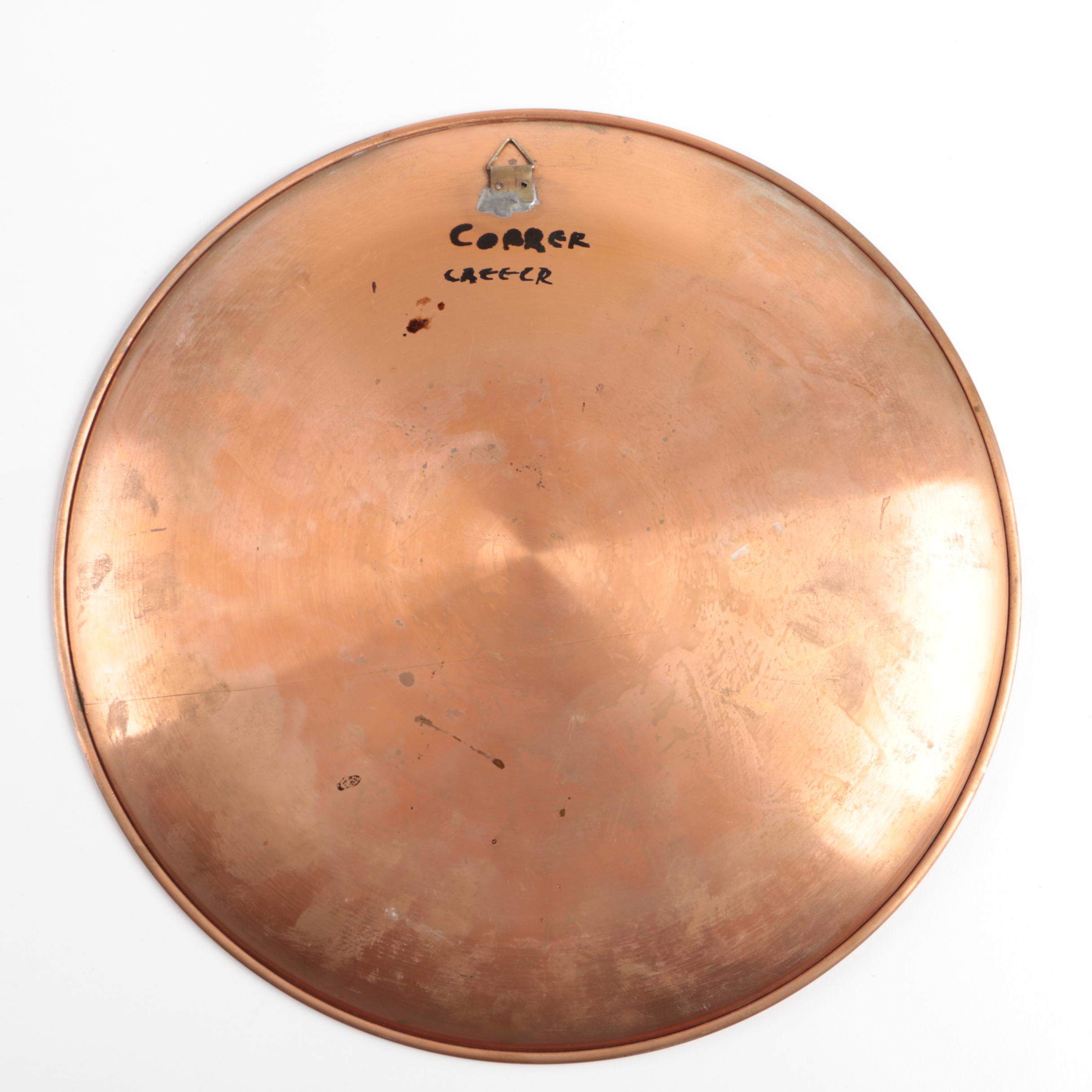 Brass and Copper Decorative Plates