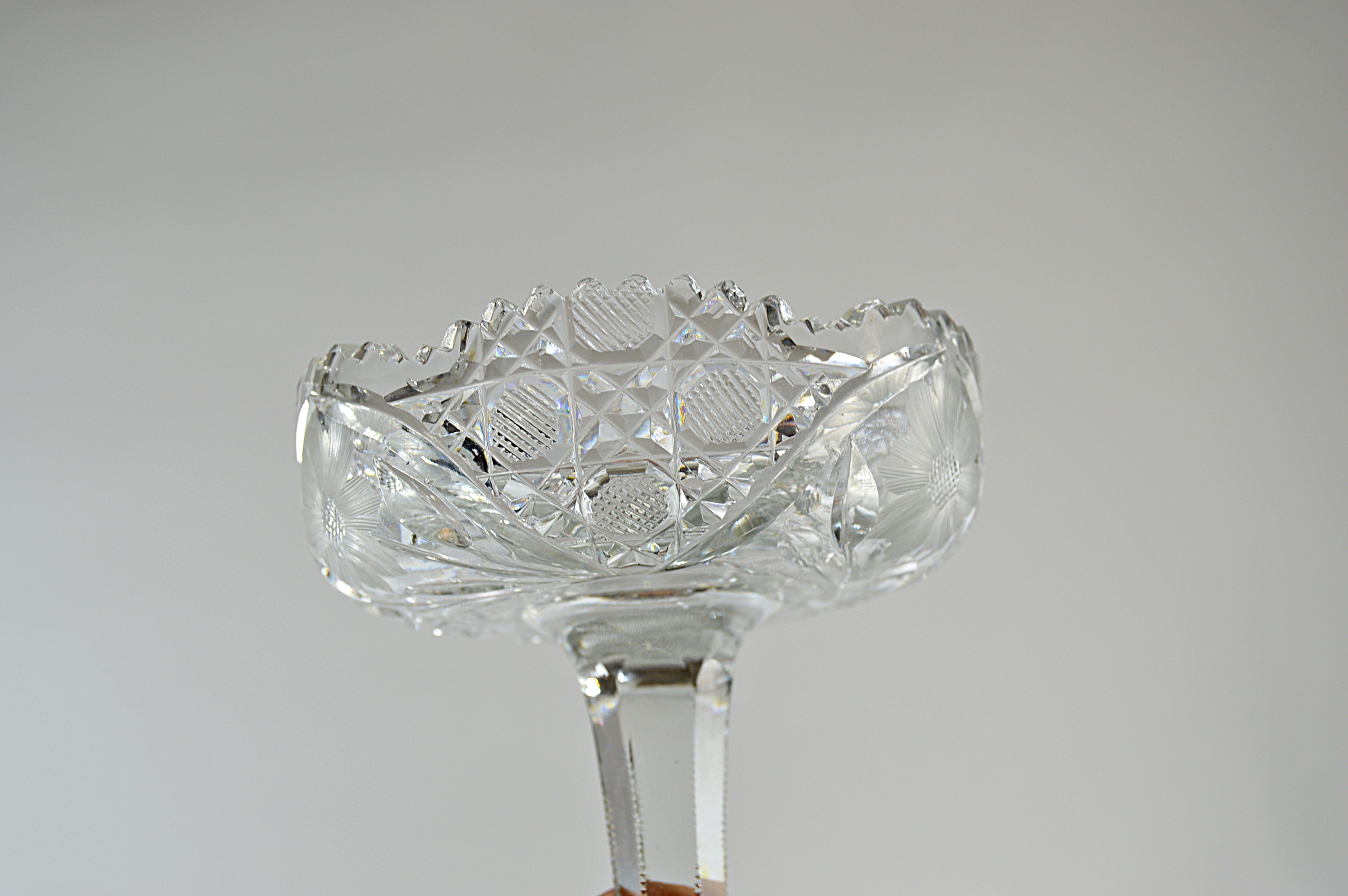 Vintage American Brilliant Cut and Pressed Glass