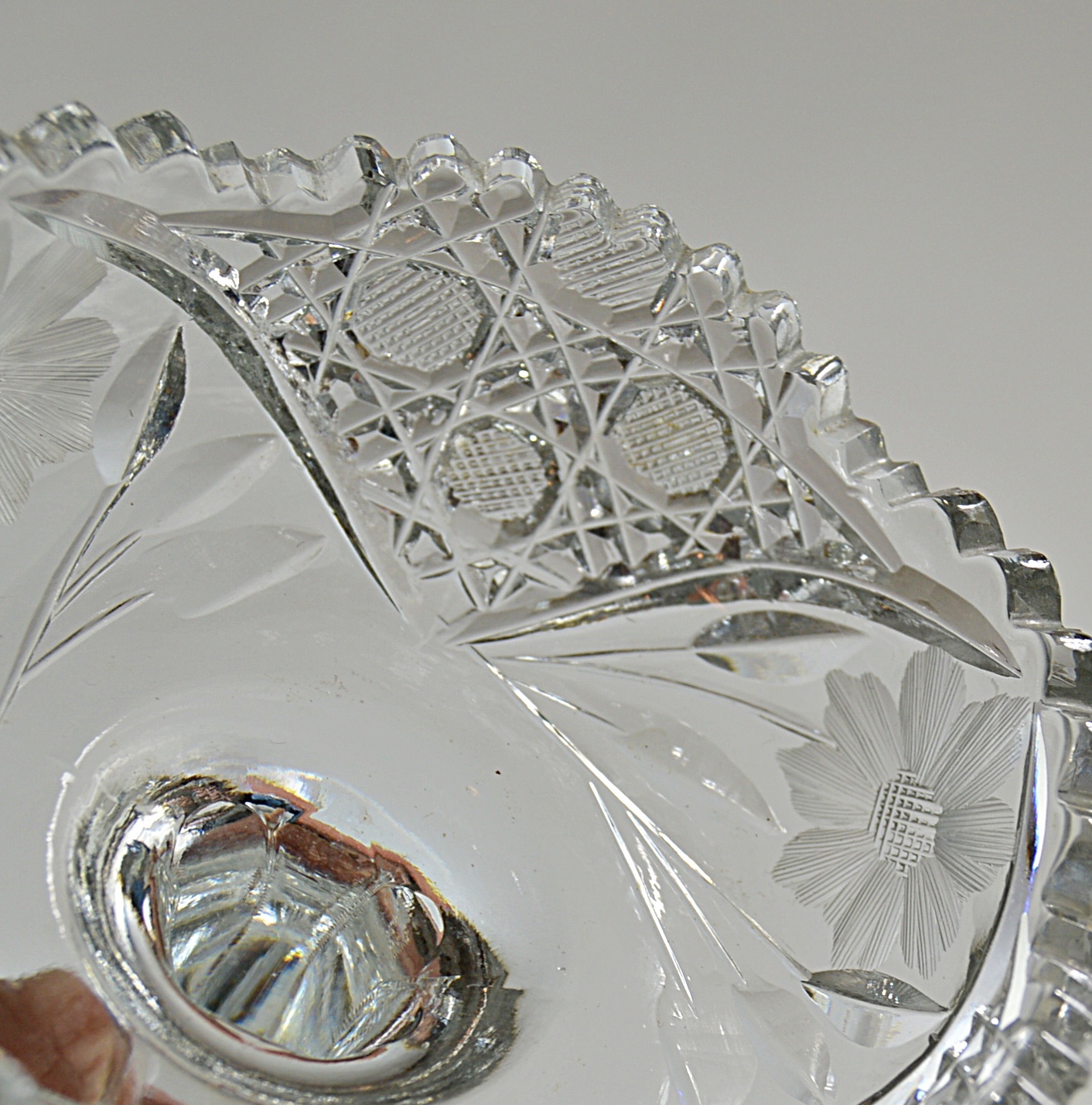 Vintage American Brilliant Cut and Pressed Glass