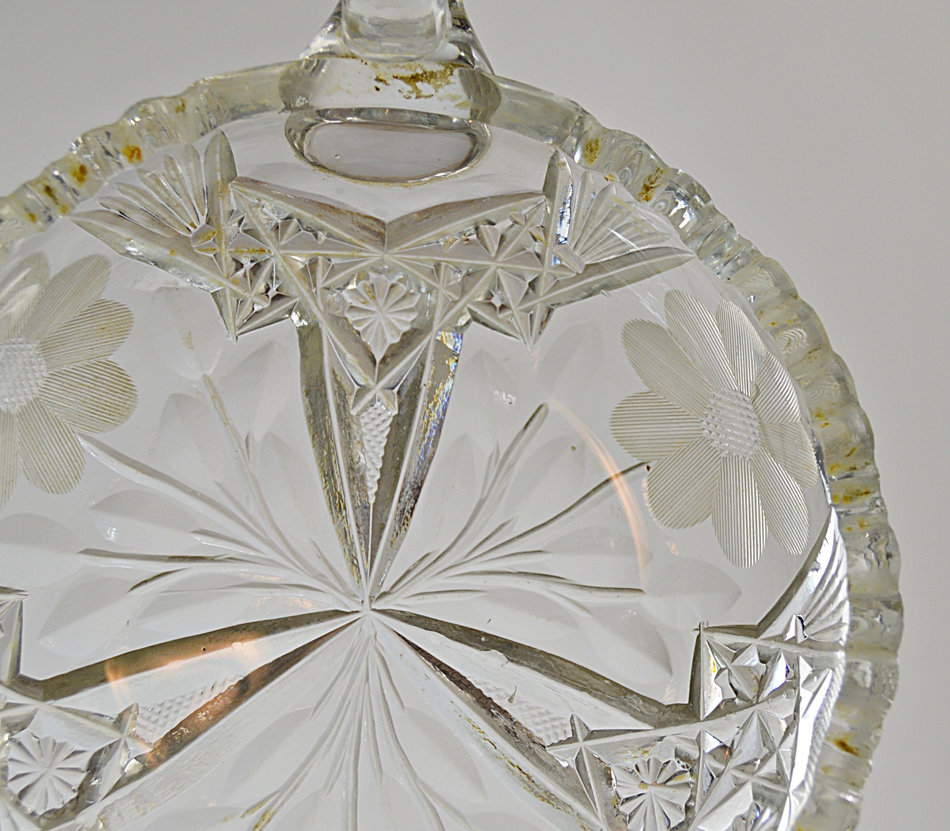 Vintage American Brilliant Cut Glass Serveware and Vases