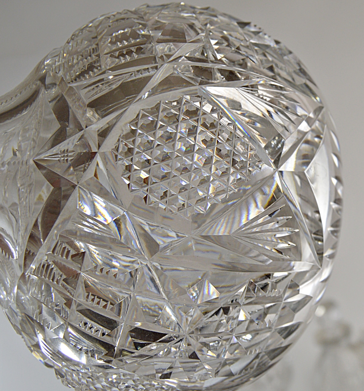 Vintage American Brilliant Cut Glass Serveware