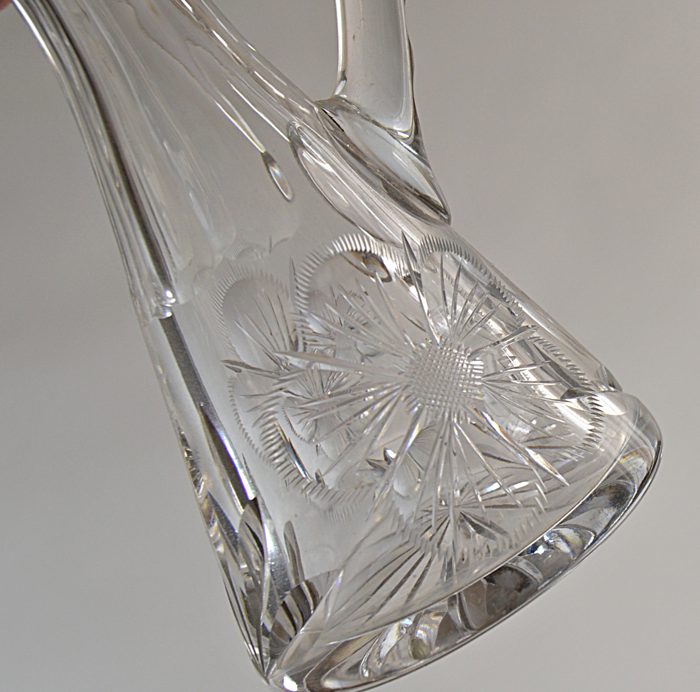 Vintage American Brilliant Cut Glass Serveware