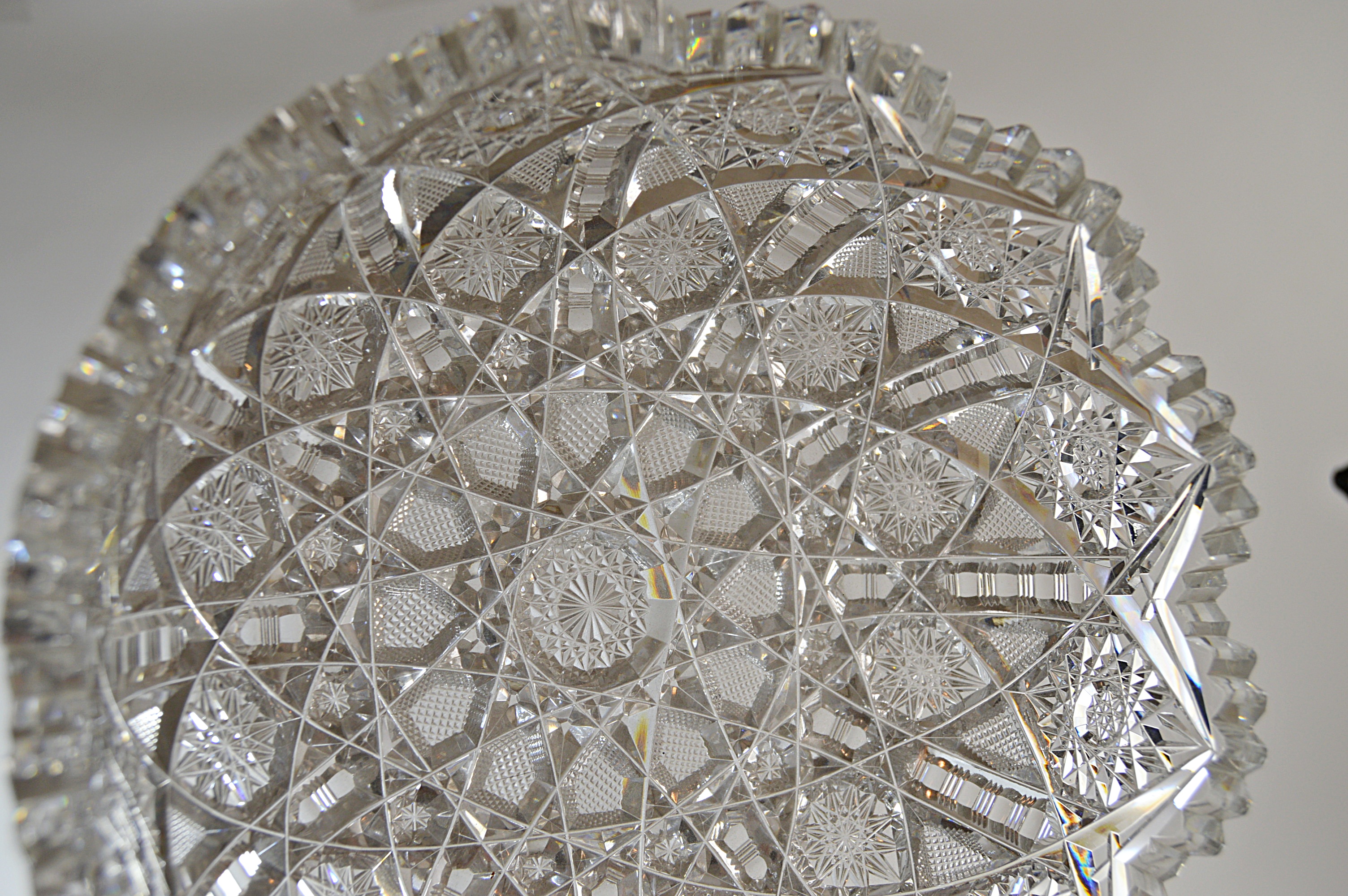 Vintage American Brilliant Cut Glass Serveware