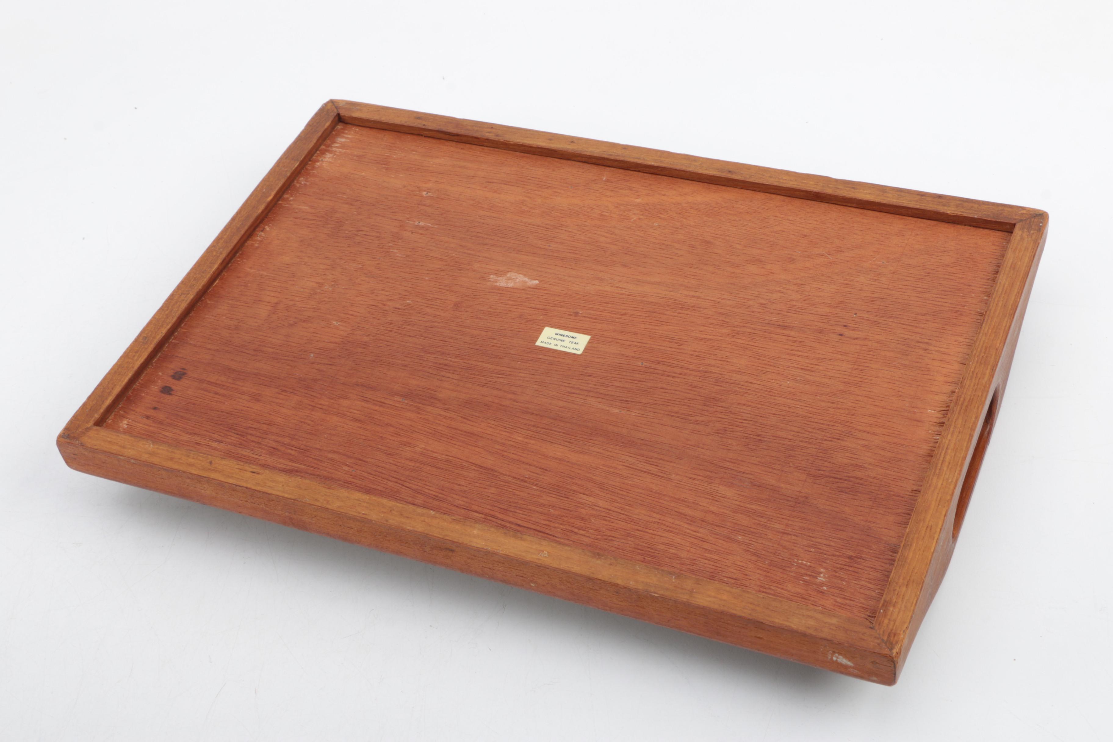 Vintage Teak Nesting Trays by Winesome