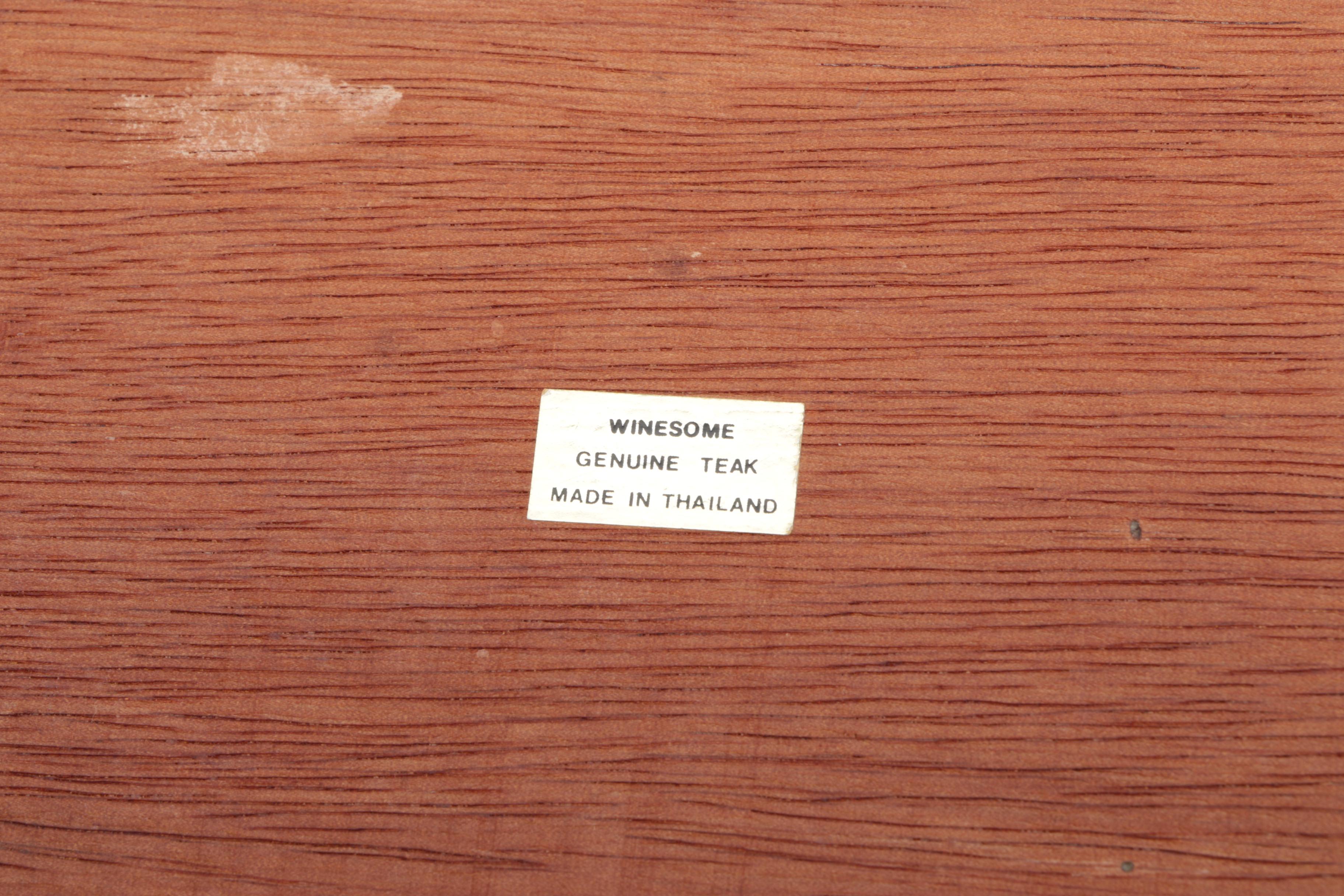 Vintage Teak Nesting Trays by Winesome