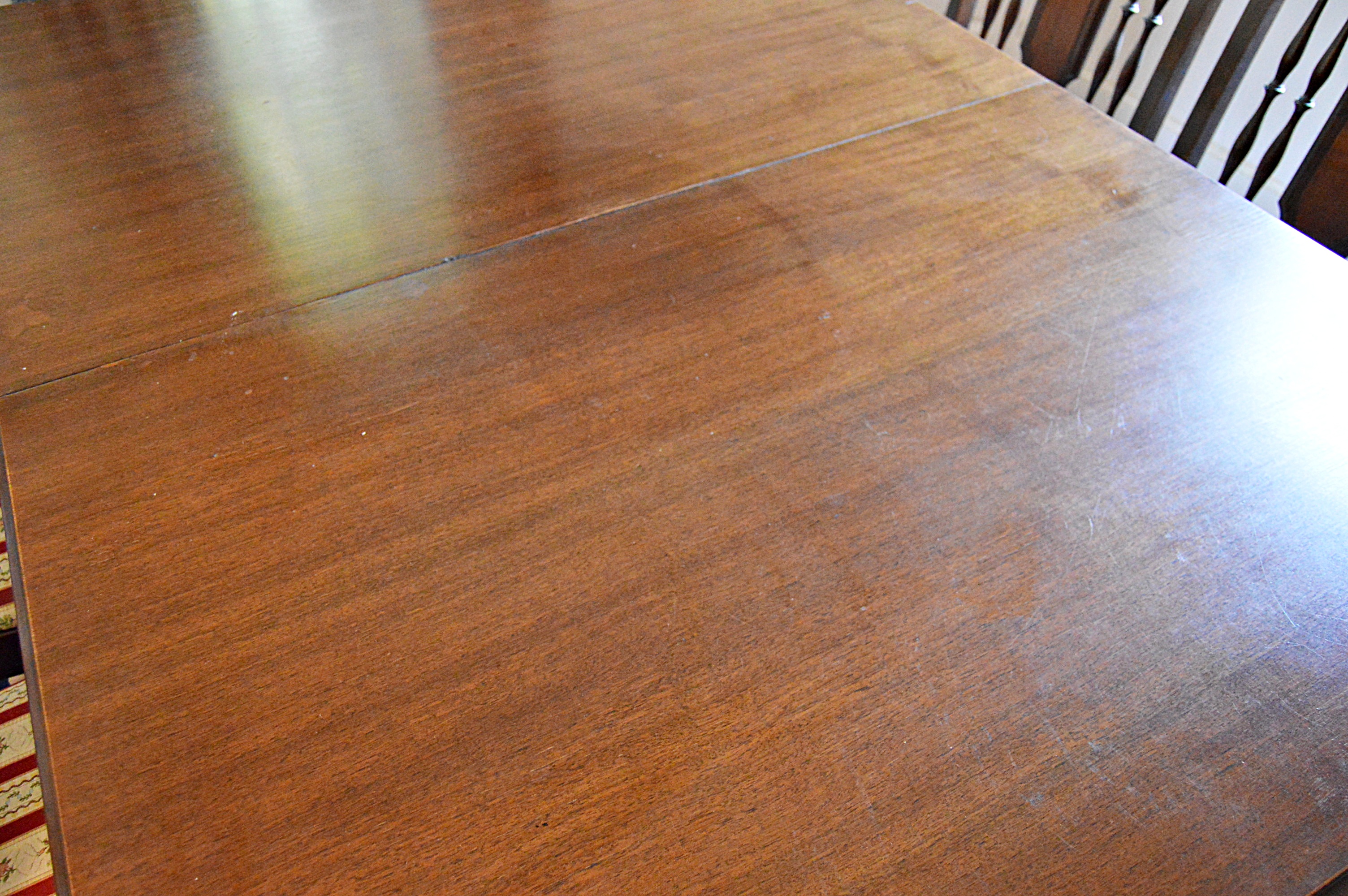 Vintage Jacobean Style Mahogany Dining Set