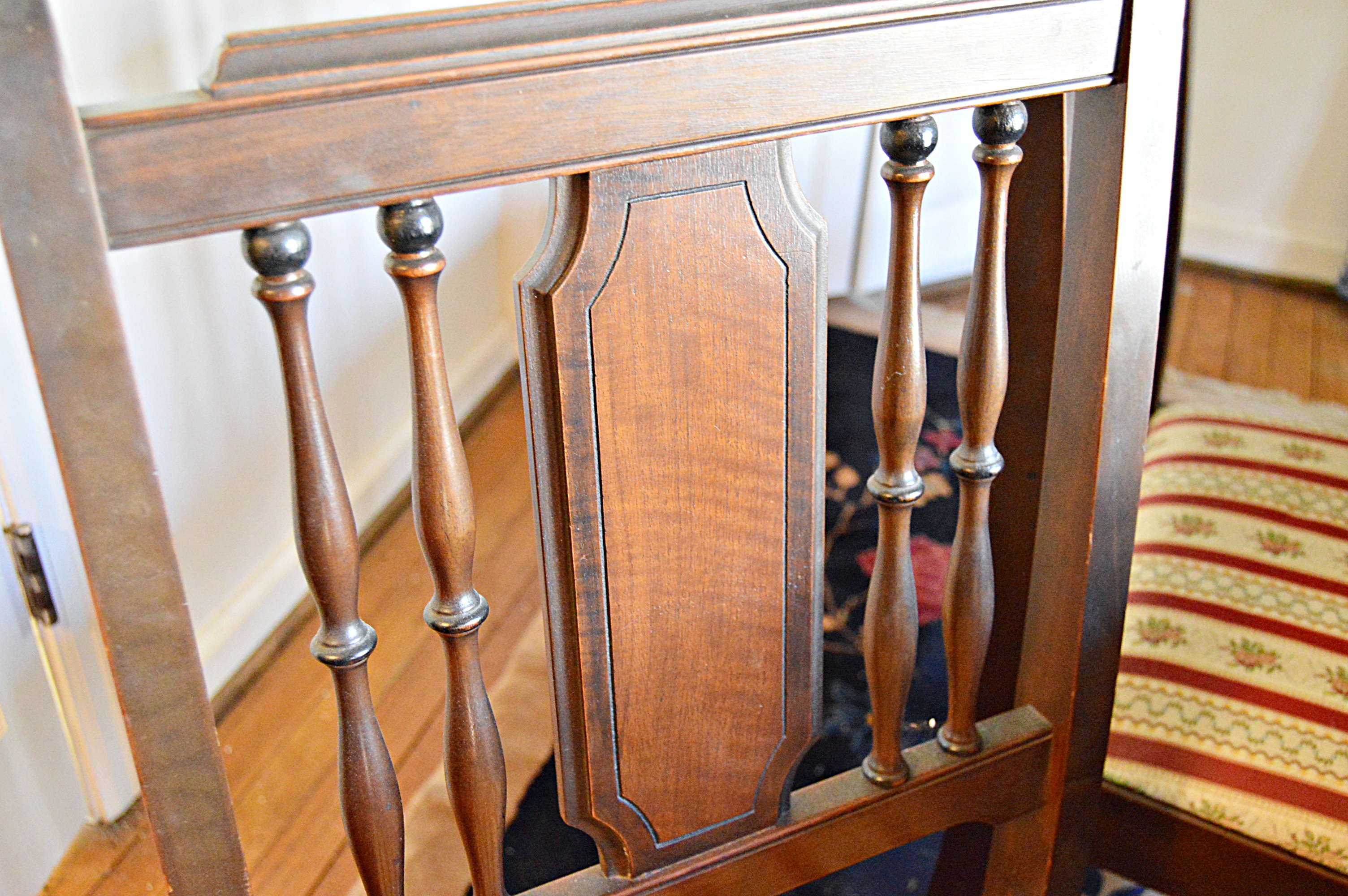 Vintage Jacobean Style Mahogany Dining Set