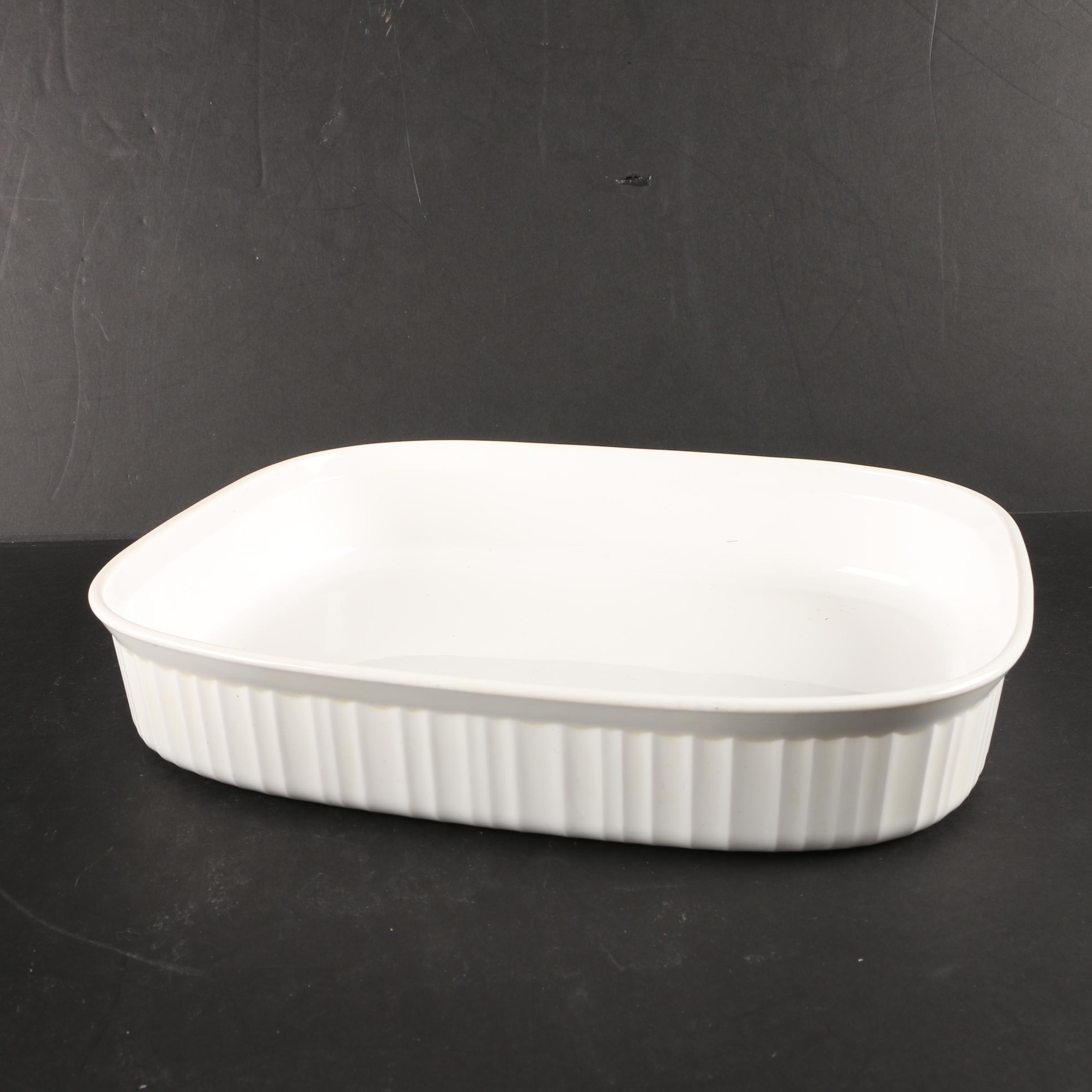 Corning Ware Baking Dishes and Glass Serving Bowl