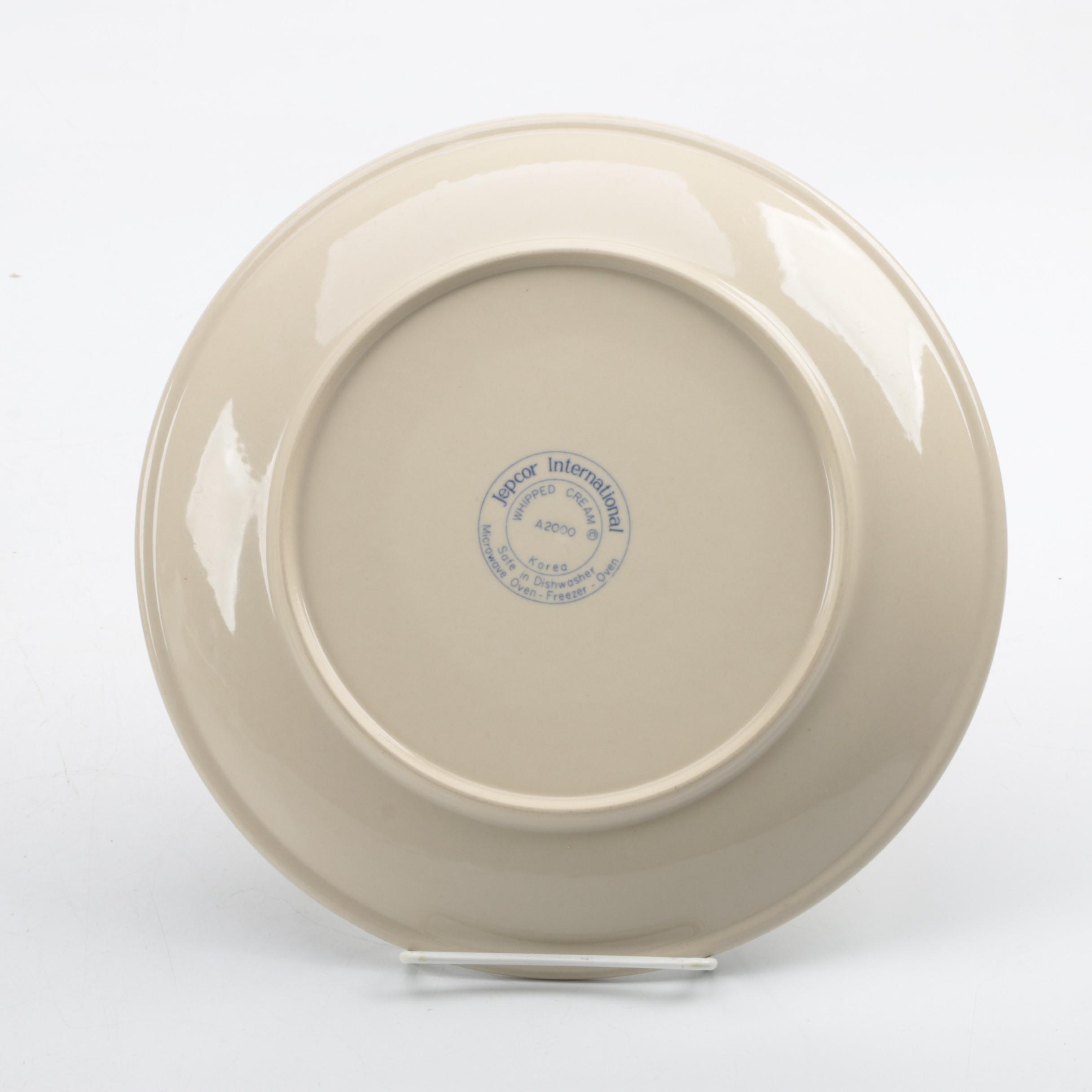 Jepcor International "Whipped Cream" Dinner Plates and Bowls