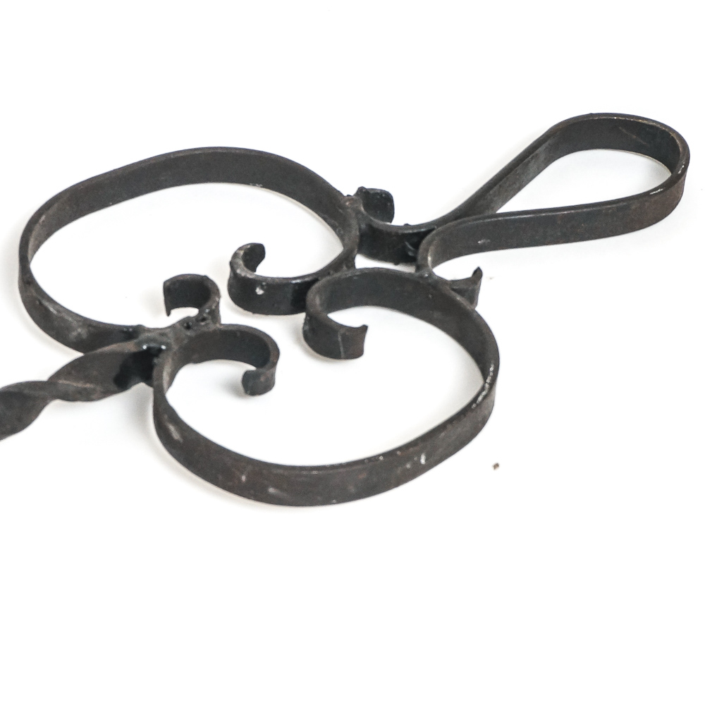 Assortment of Umbrella Holder, Fireplace Tools, and a Multi Candle Holder