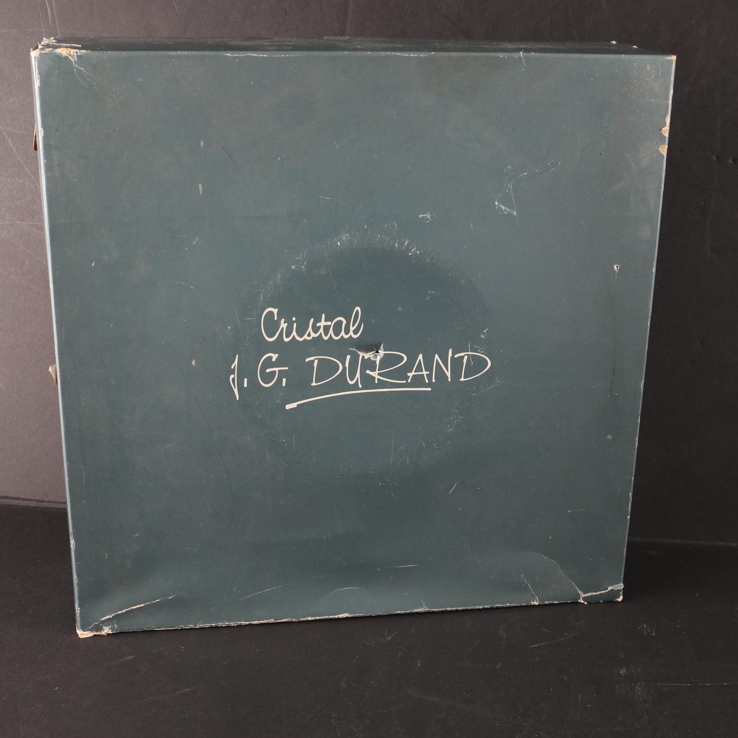 J.G. Durand Crystal Cake Stand