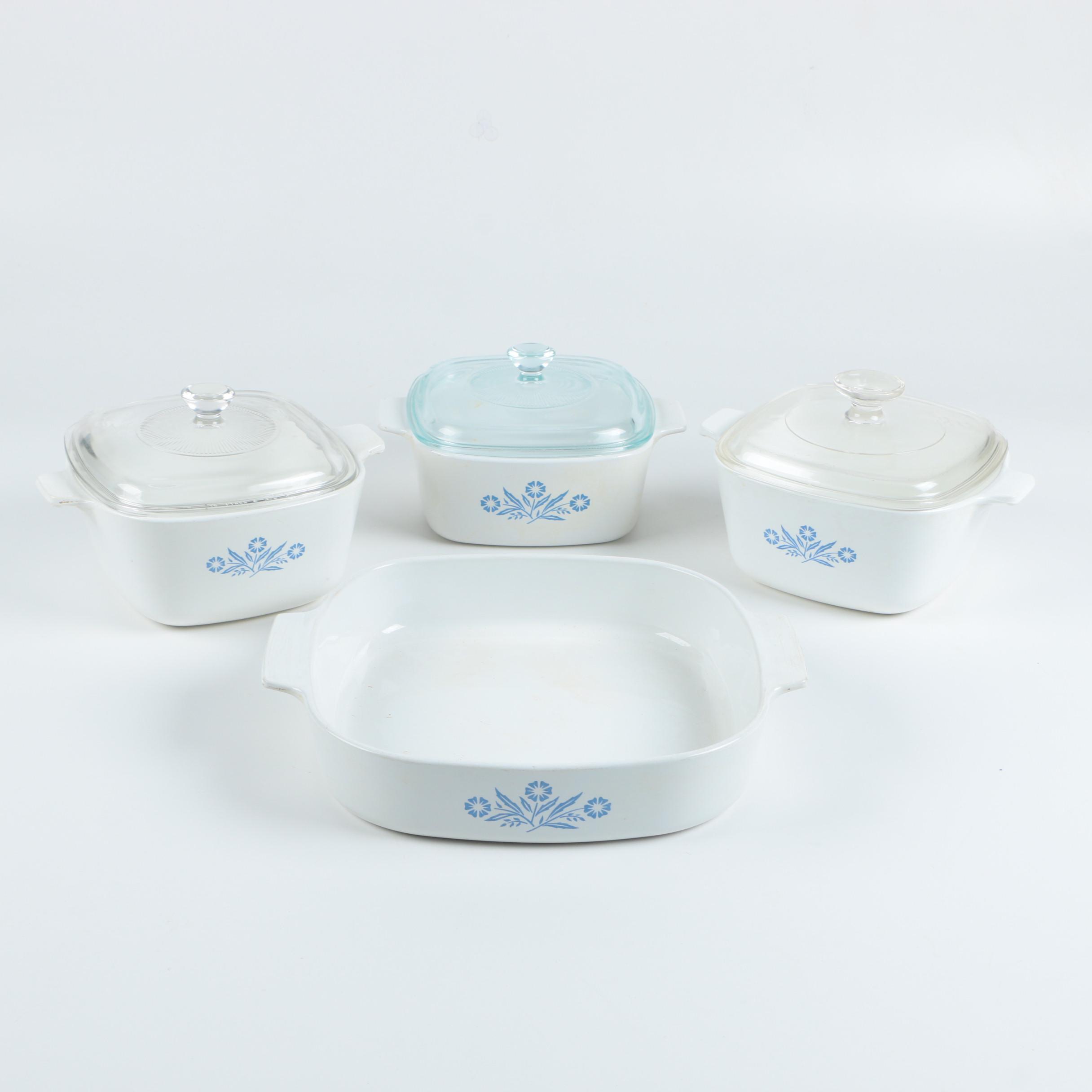 Corning Ware "Cornflower Blue" Bakeware