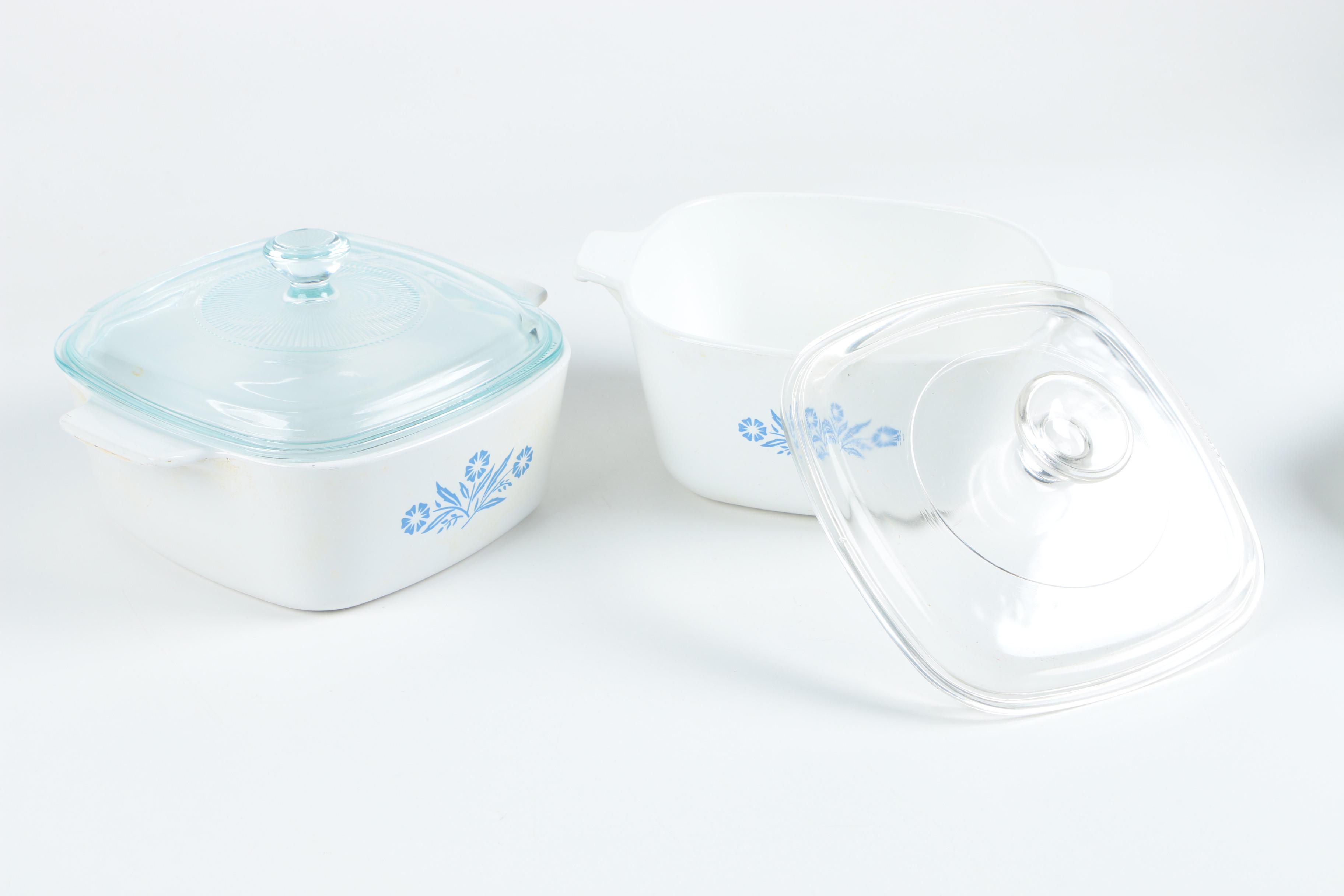 Corning Ware "Cornflower Blue" Bakeware