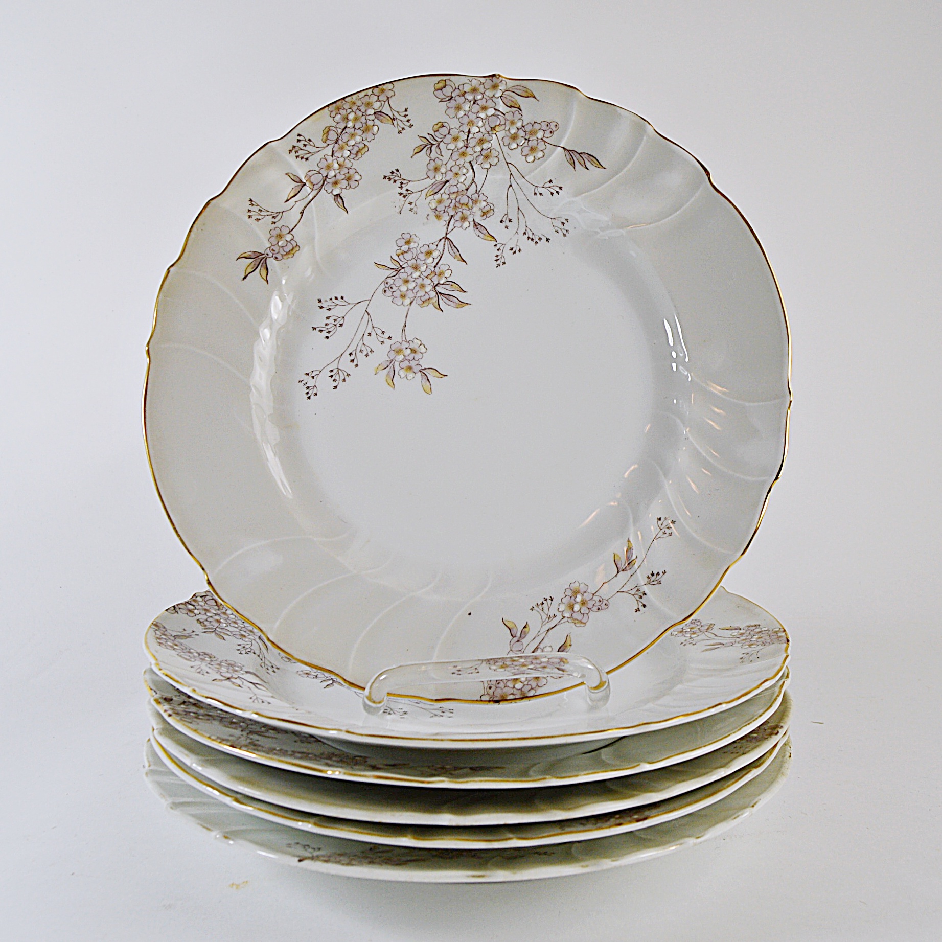 Set of Antique Austrian China Plates