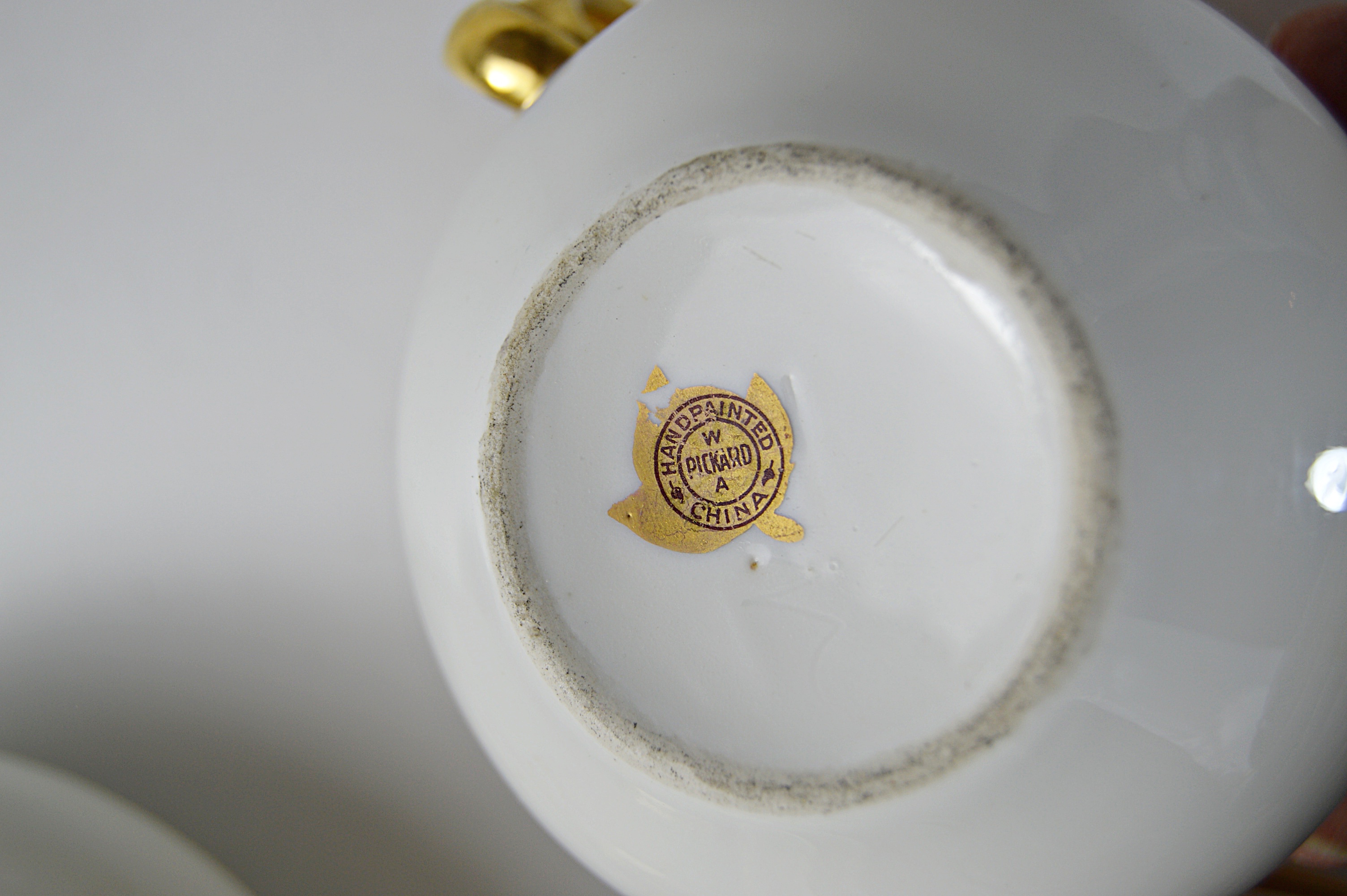 Vintage Gold-Banded Bone China Dinnerware with Noritake, Haviland, Bavarian