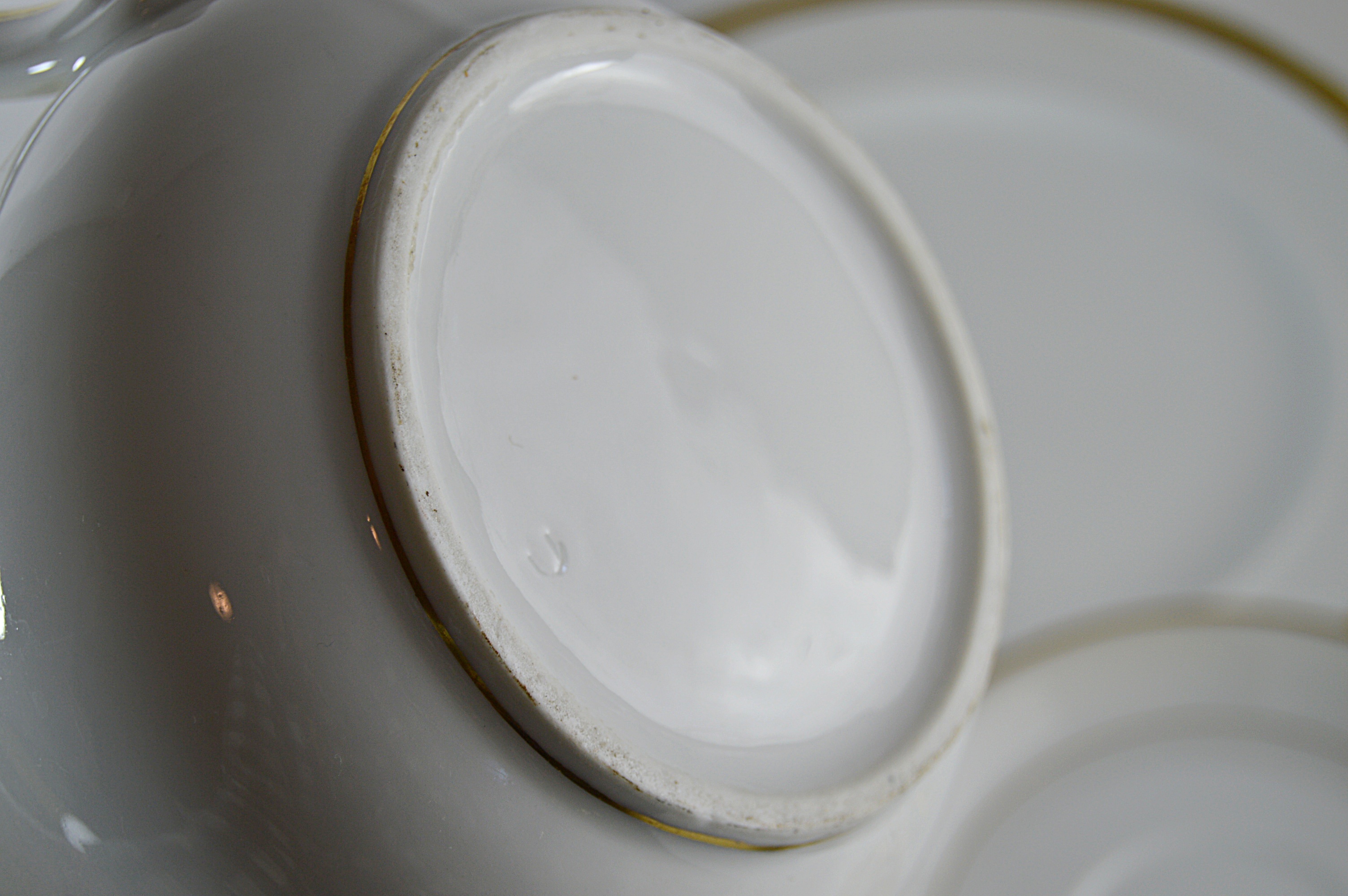 Vintage Gold-Banded Bone China Dinnerware with Noritake, Haviland, Bavarian