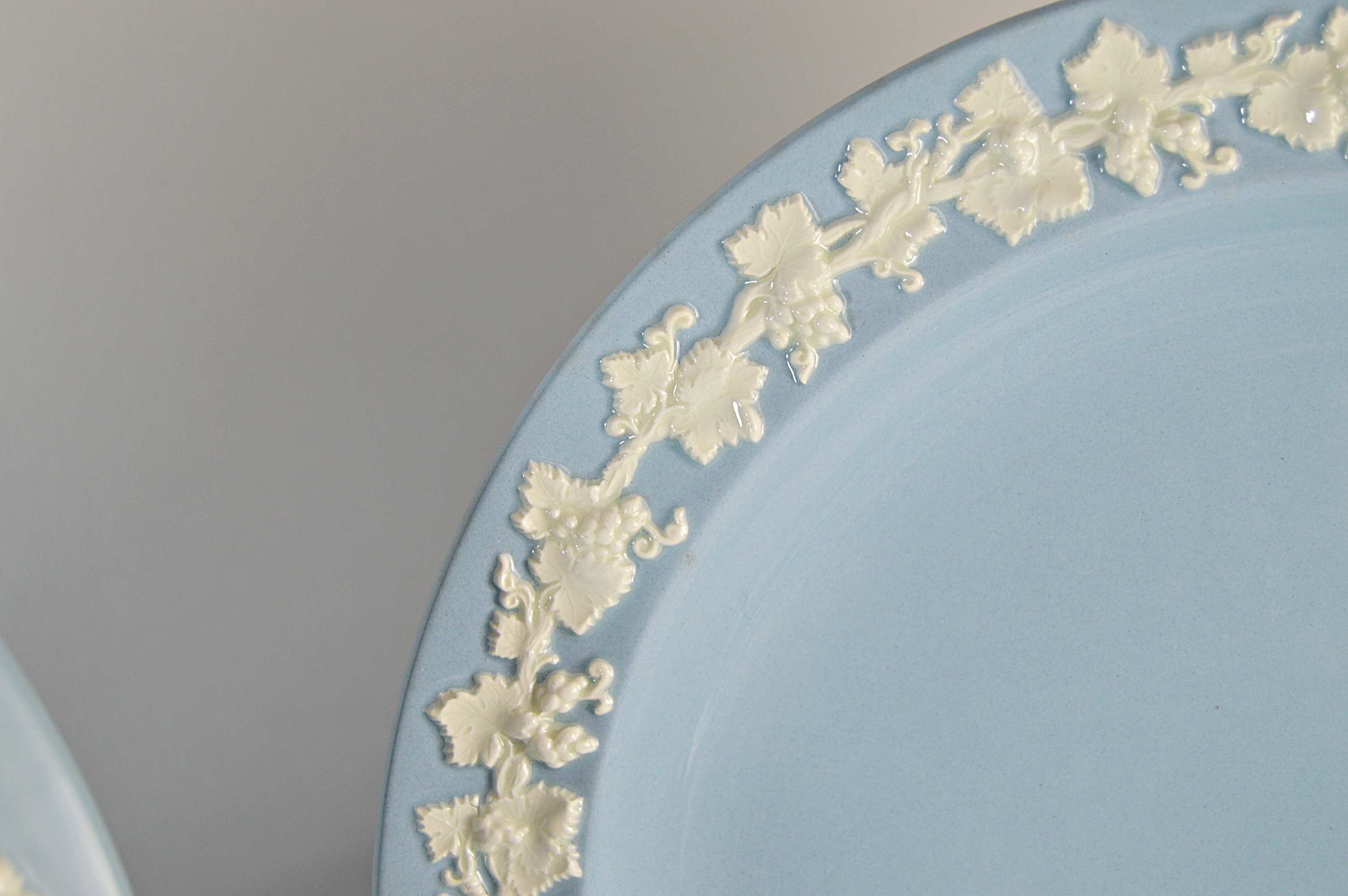 Vintage Wedgwood of Etruria & Barlaston Embossed Queensware Dinnerware