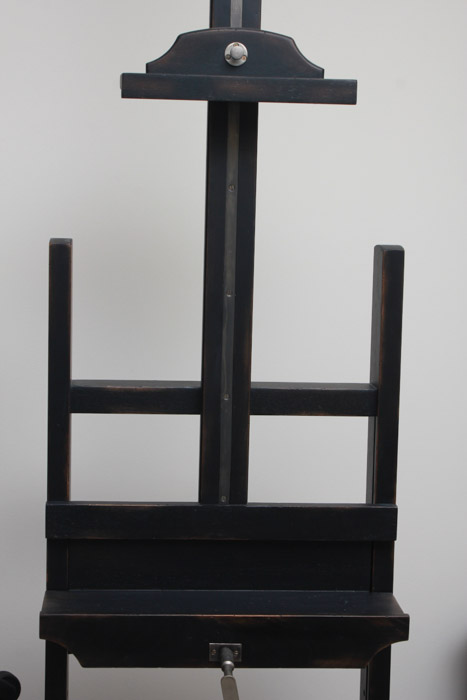 "19th C. English Artist Easel" Media Stand by Restoration Hardware
