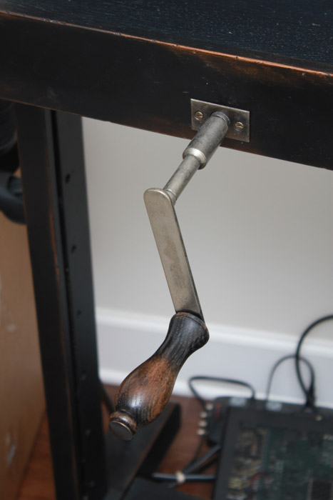 "19th C. English Artist Easel" Media Stand by Restoration Hardware