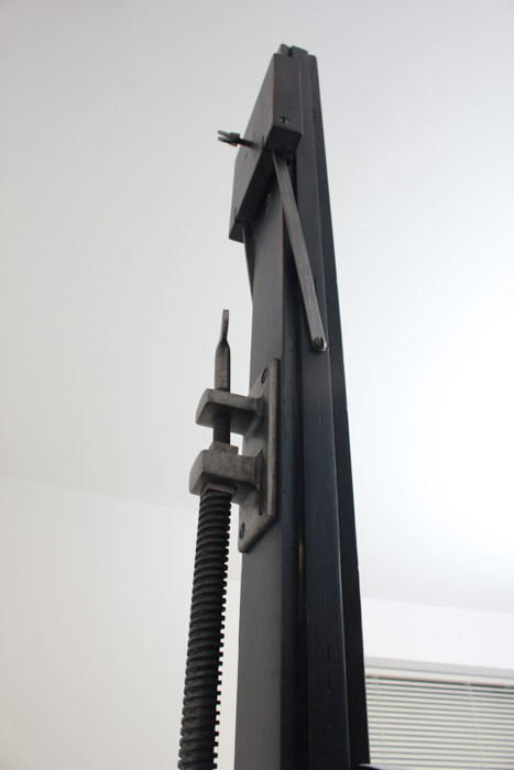 "19th C. English Artist Easel" Media Stand by Restoration Hardware