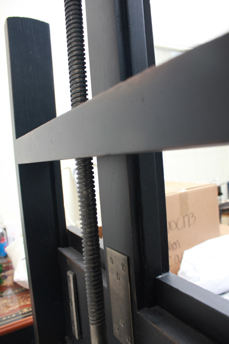 "19th C. English Artist Easel" Media Stand by Restoration Hardware