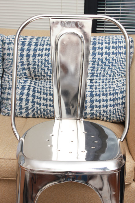 "Remy" Metal Bar Stools by Restoration Hardware