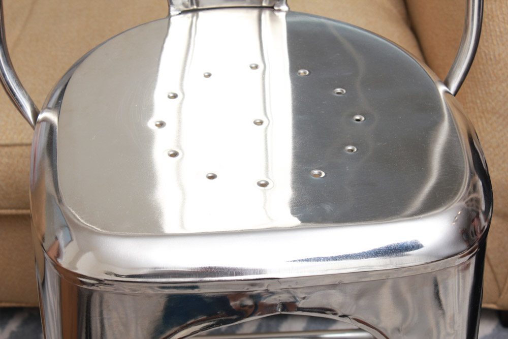 "Remy" Metal Bar Stools by Restoration Hardware