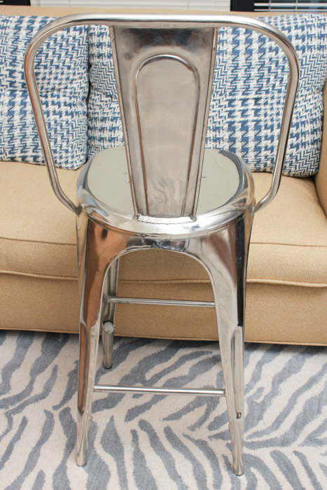 "Remy" Metal Bar Stools by Restoration Hardware