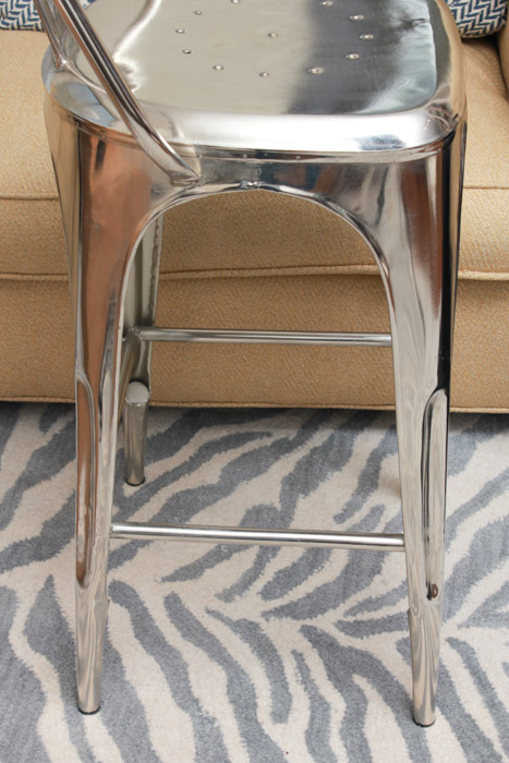 "Remy" Metal Bar Stools by Restoration Hardware