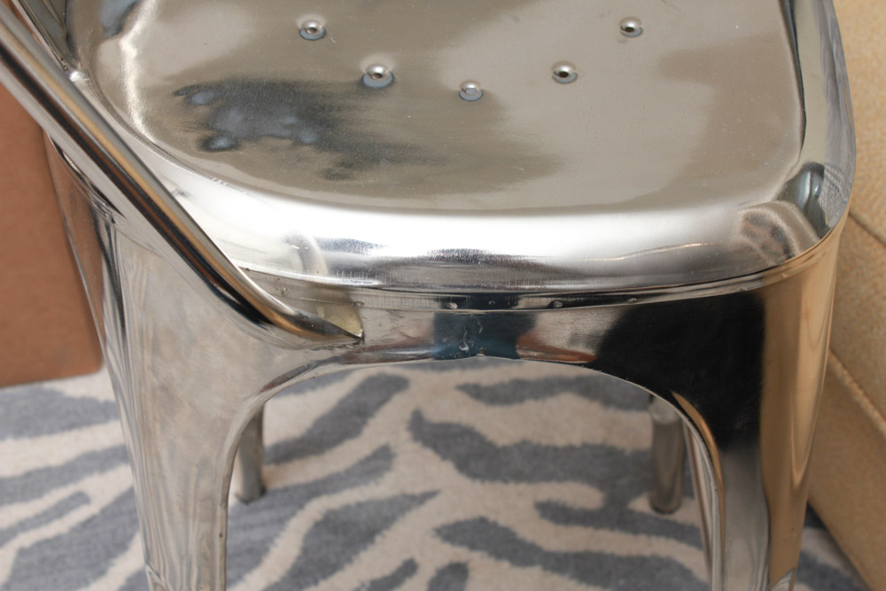"Remy" Metal Bar Stools by Restoration Hardware