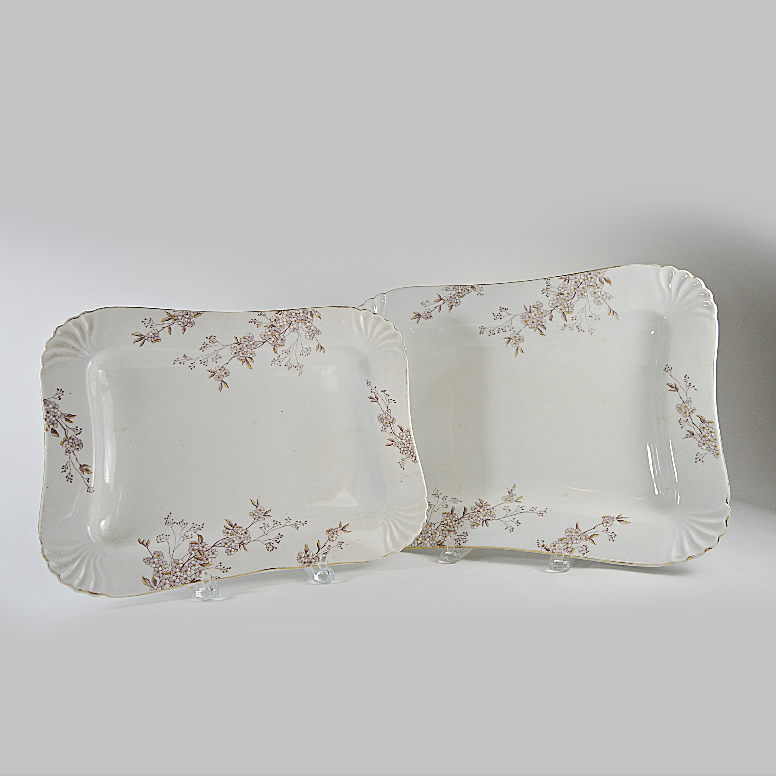 Antique Austrian China Platters