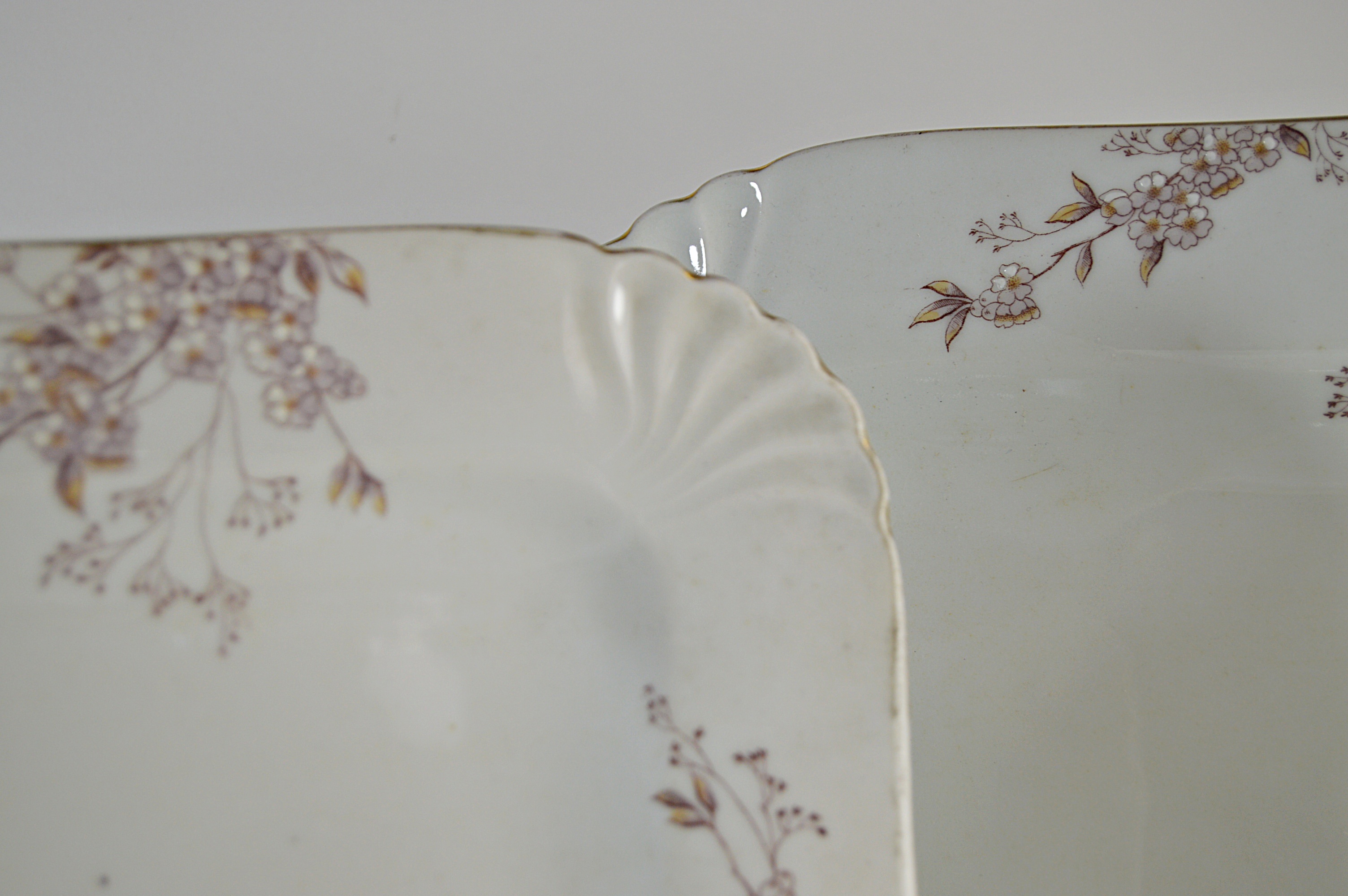 Antique Austrian China Platters