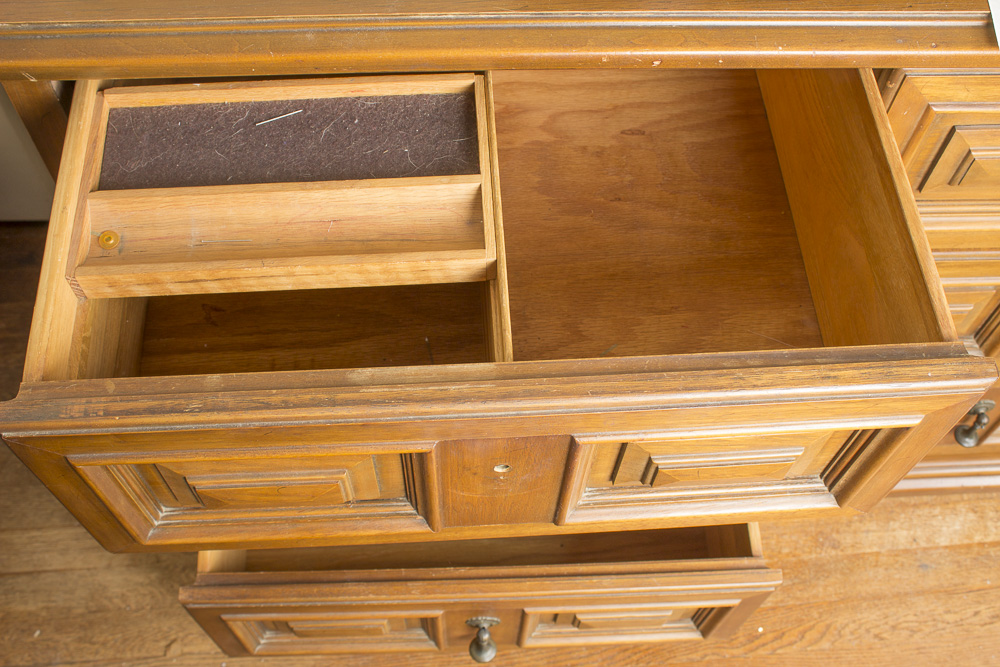 Vintage Oak "Esperanto" Dresser by Drexel