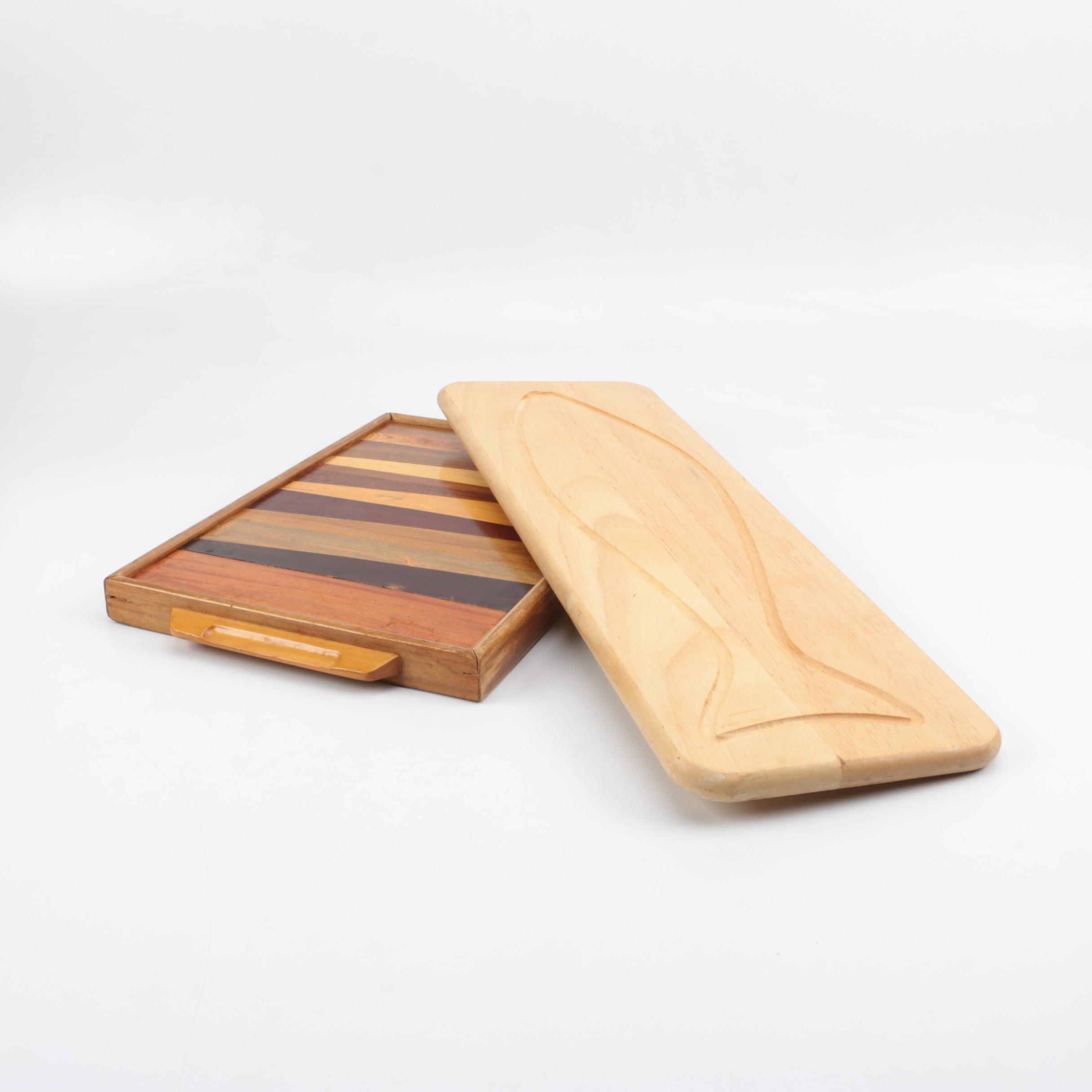 Wooden Fish Board and Serving Tray