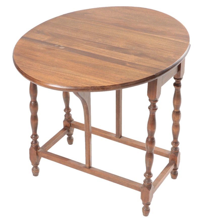 Gum Drop-leaf Table With Butterfly Supports