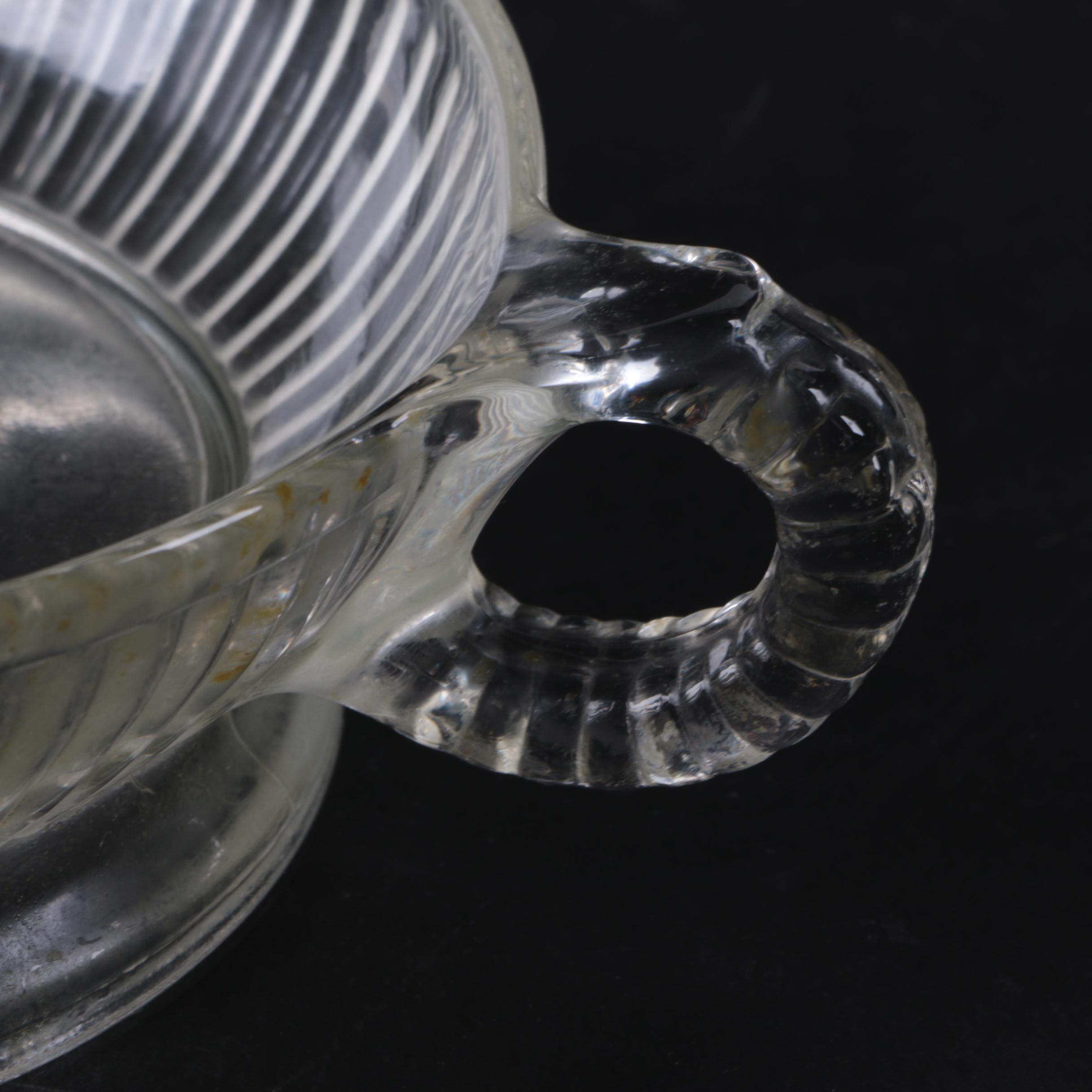 Vintage Glass Juicer and Serving Tray