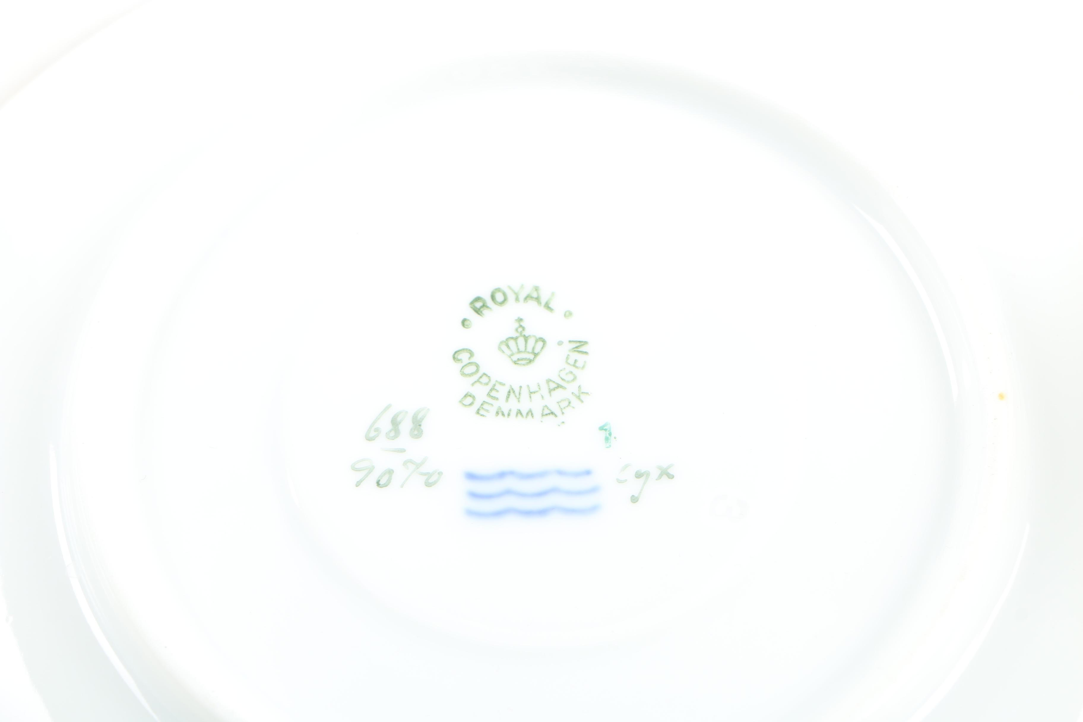 Porcelain Tableware including Royal Copenhagen "Brown Rose"