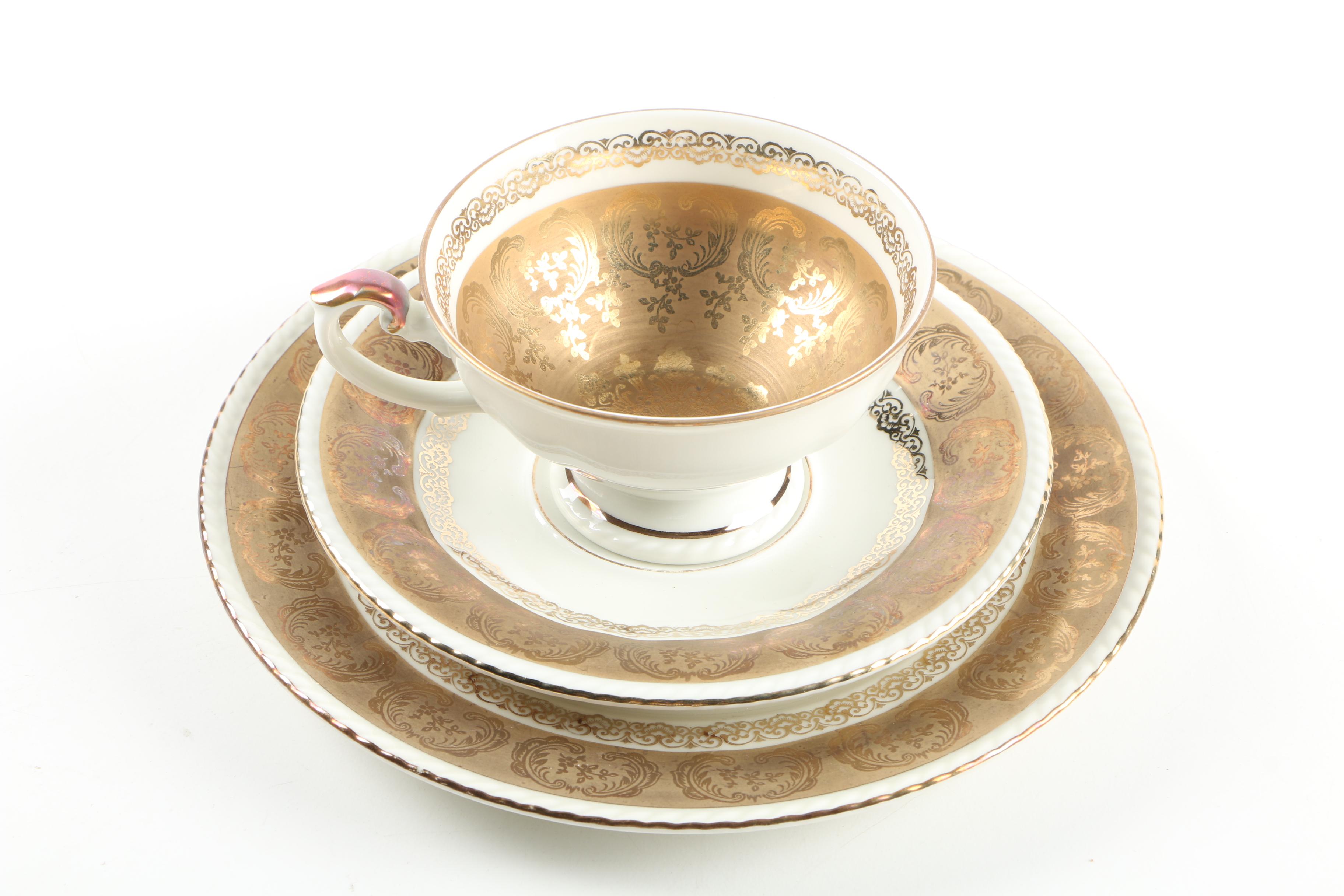 Porcelain Tableware including Royal Copenhagen "Brown Rose"