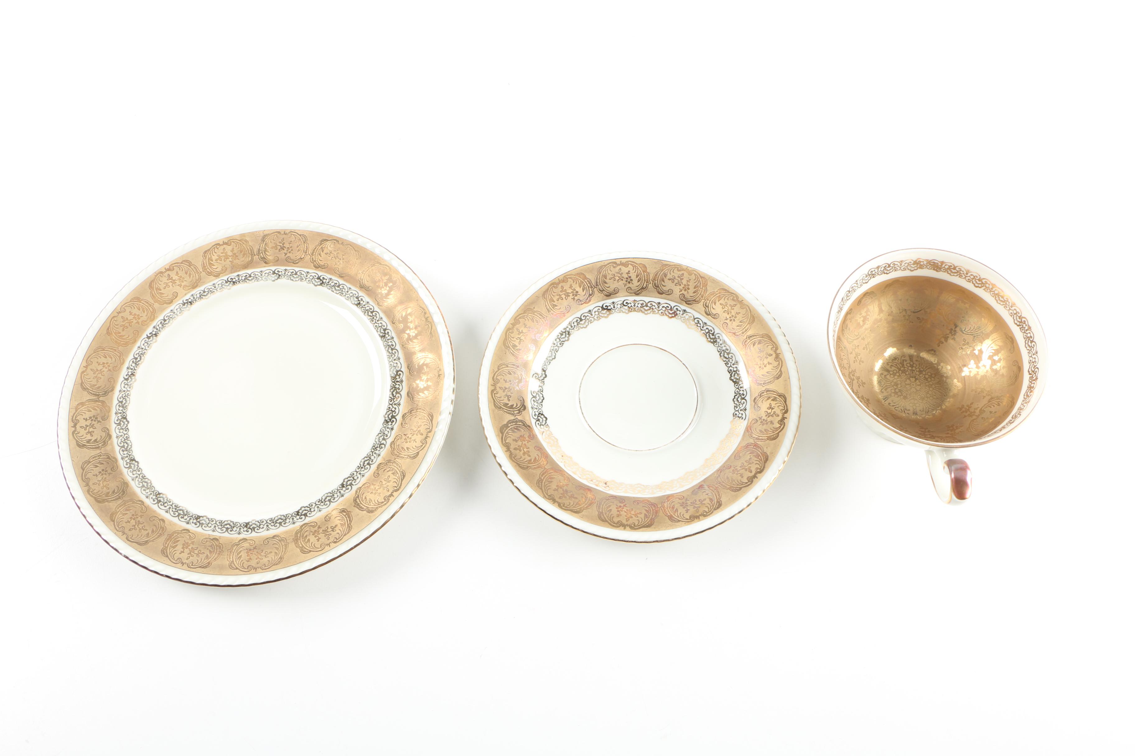 Porcelain Tableware including Royal Copenhagen "Brown Rose"