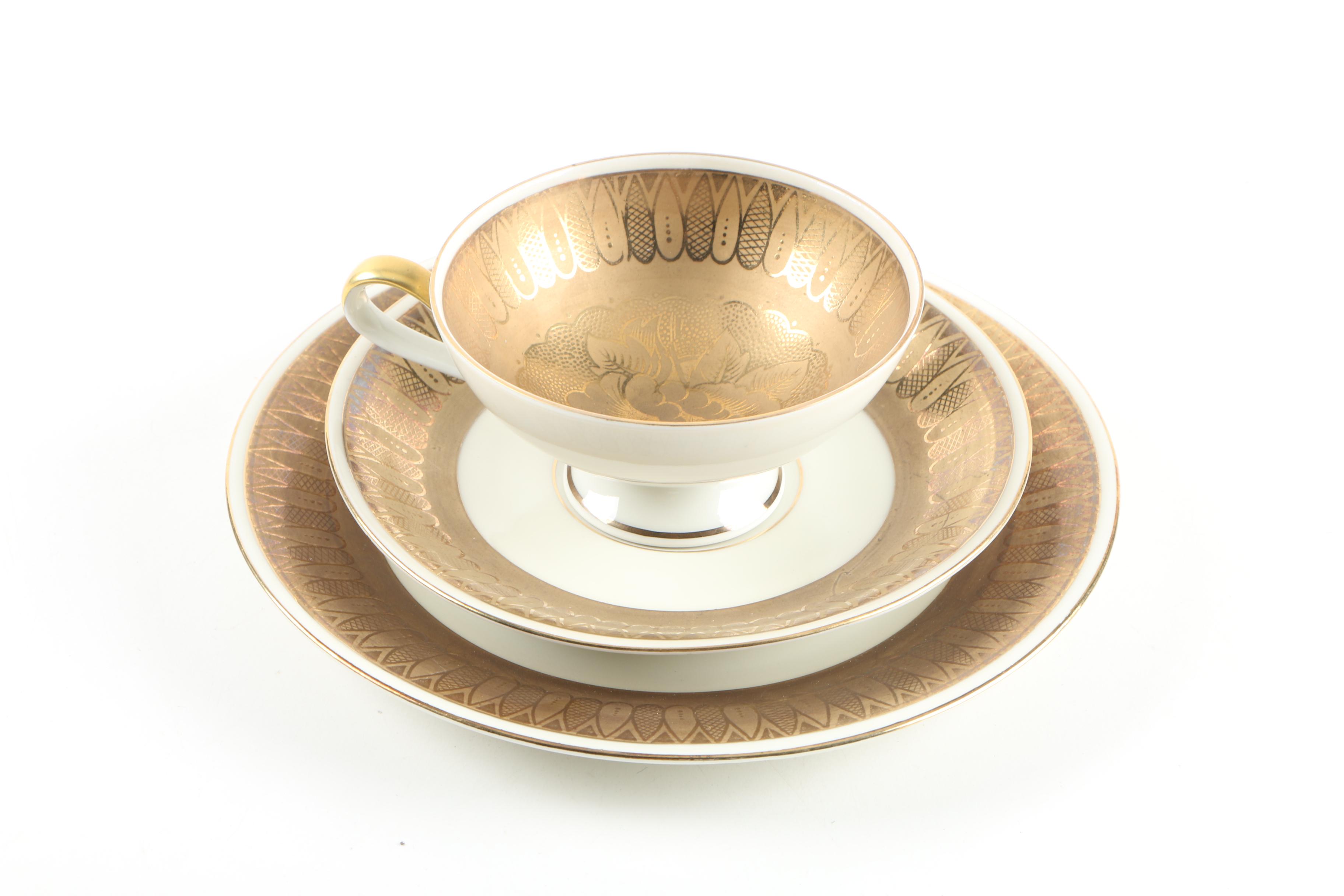 Porcelain Tableware including Royal Copenhagen "Brown Rose"