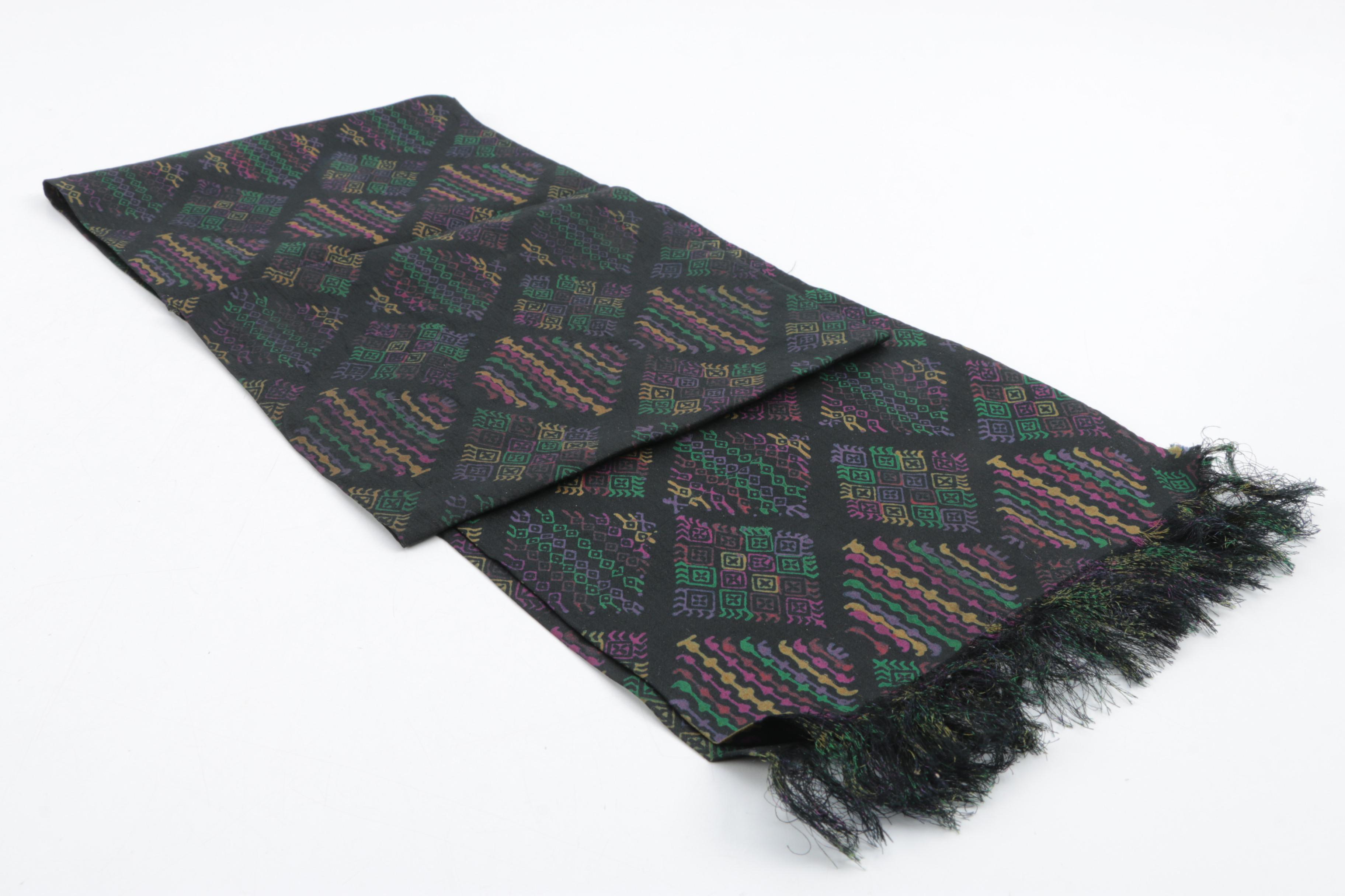 Scarves Collection Including Printed and Cashmere