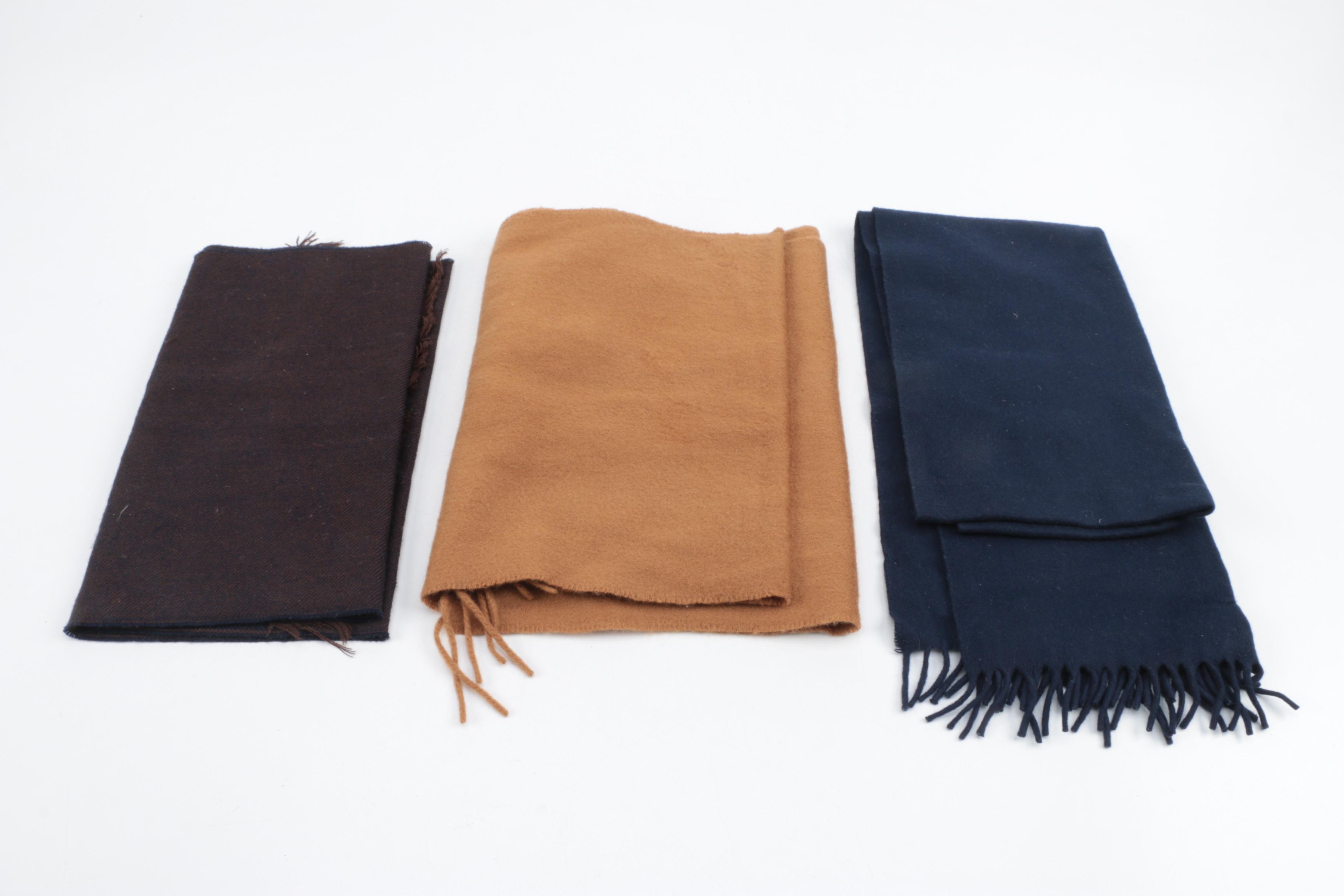 Scarves Collection Including Printed and Cashmere