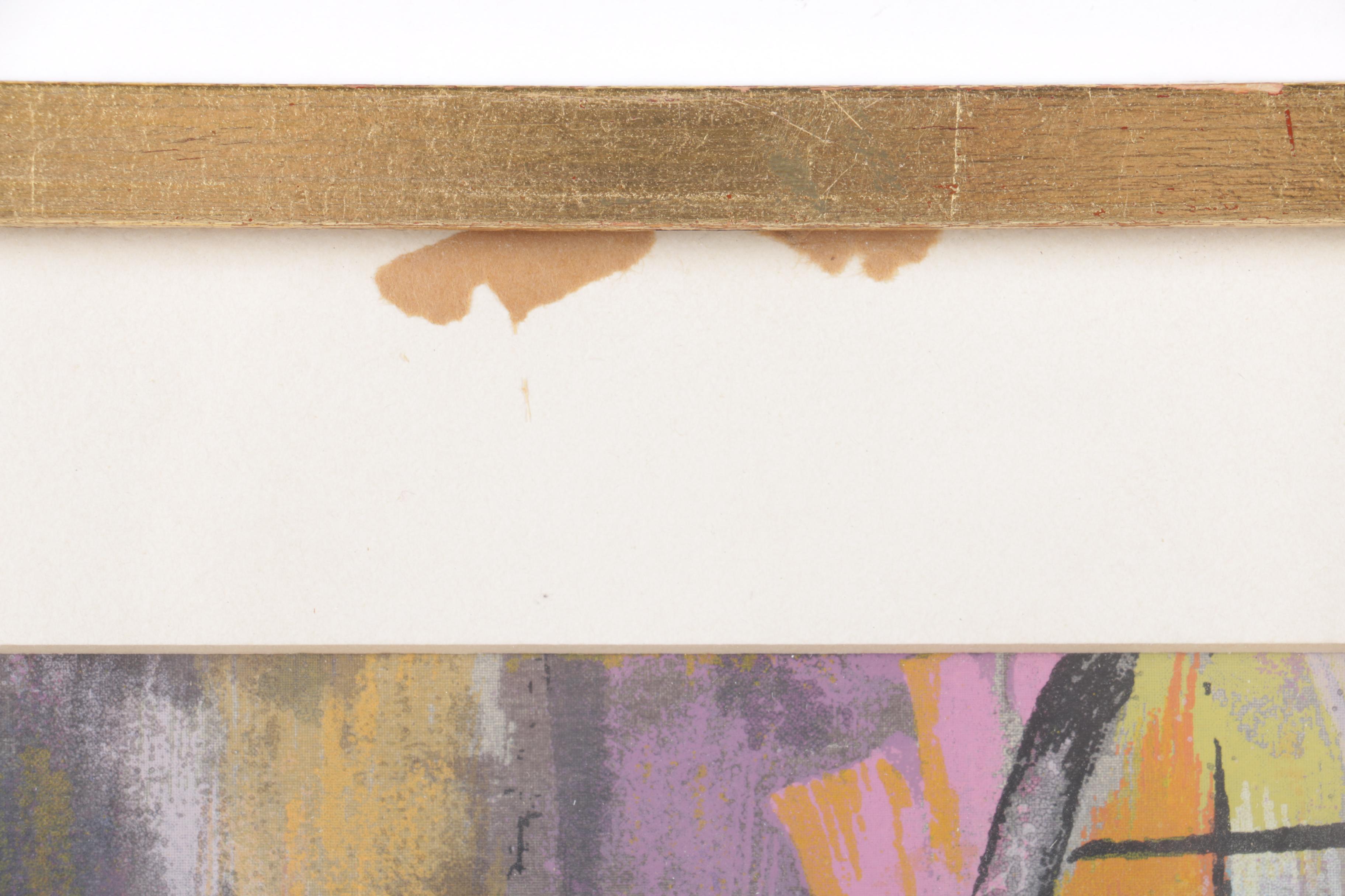 After Walter Philipp Serigraph on Paper of a Clown