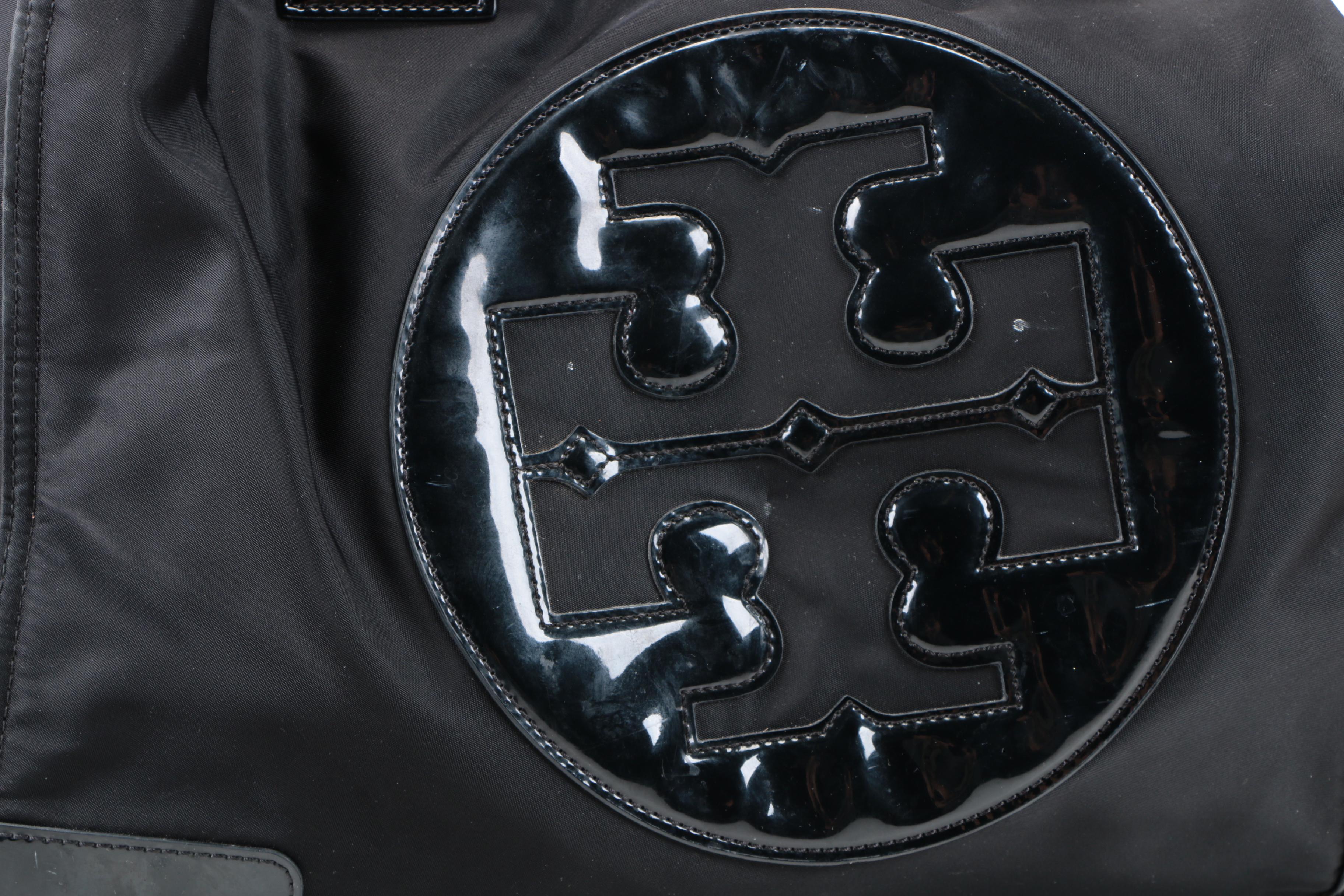 Tory Burch Nylon and Patent Leather Tote