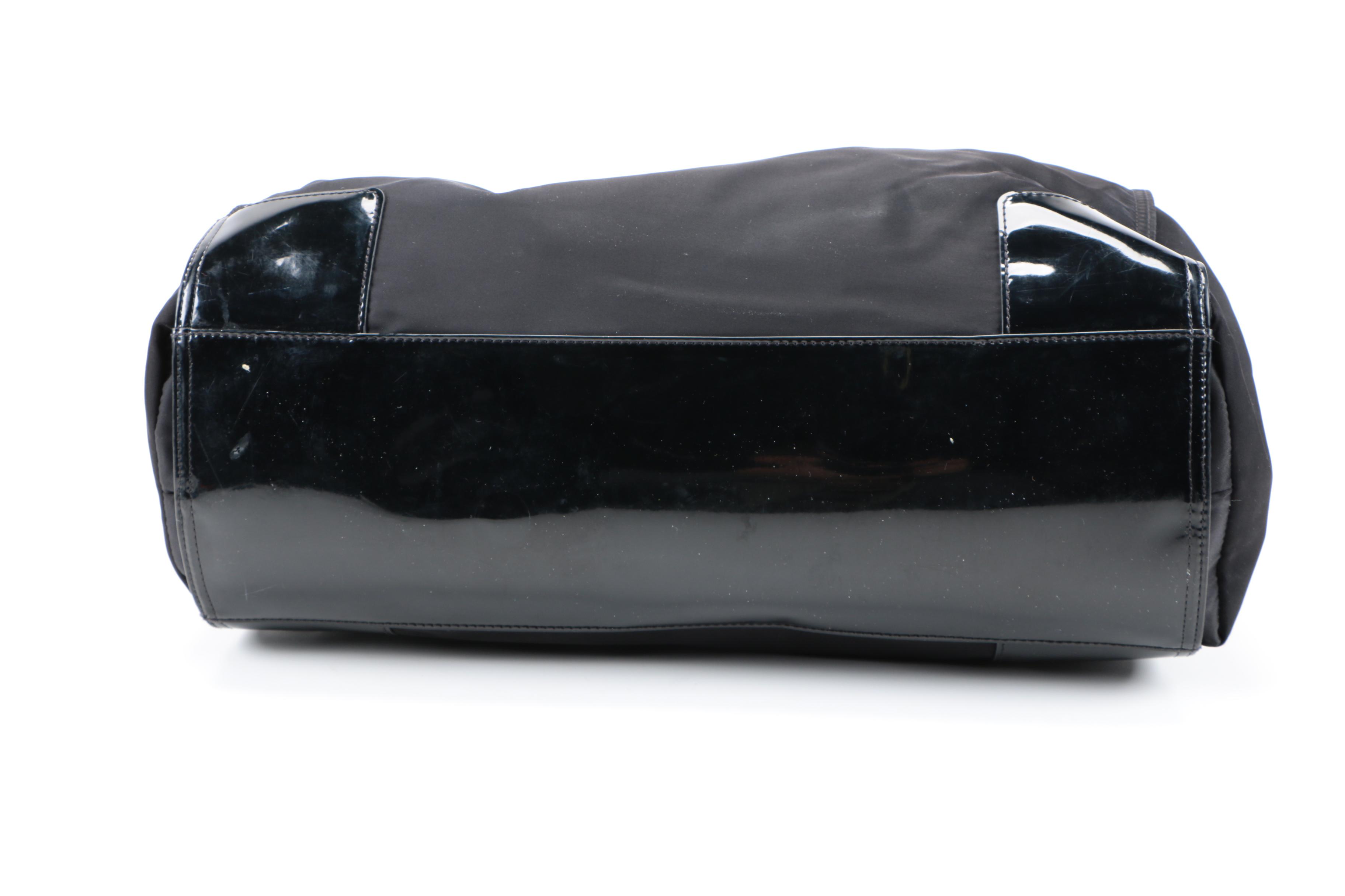 Tory Burch Nylon and Patent Leather Tote