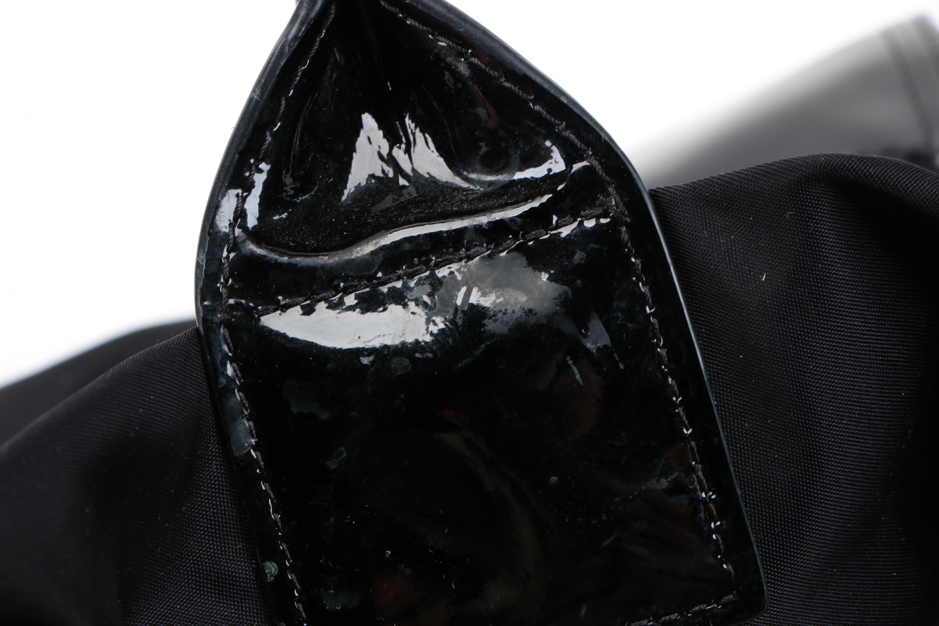 Tory Burch Nylon and Patent Leather Tote