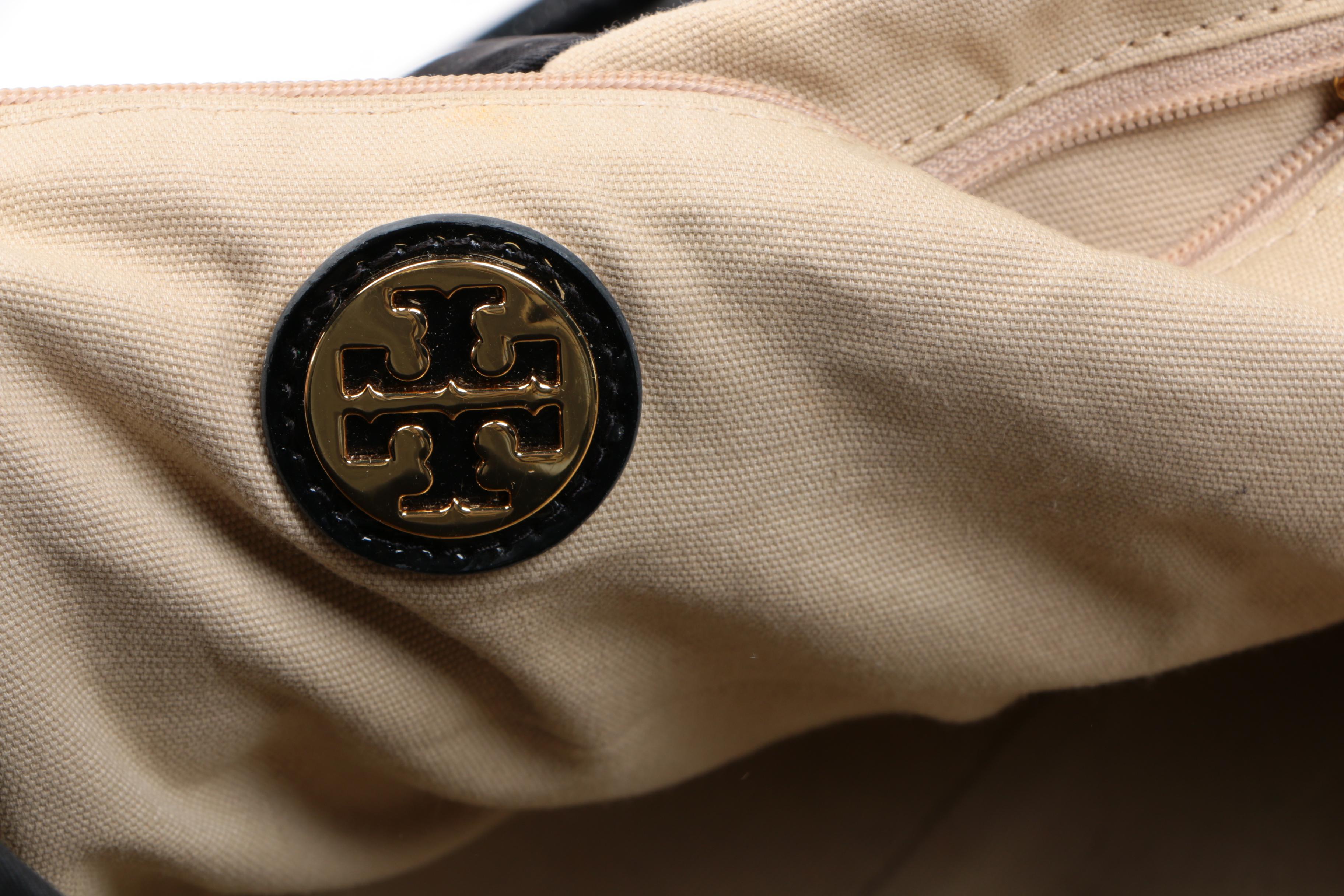 Tory Burch Nylon and Patent Leather Tote