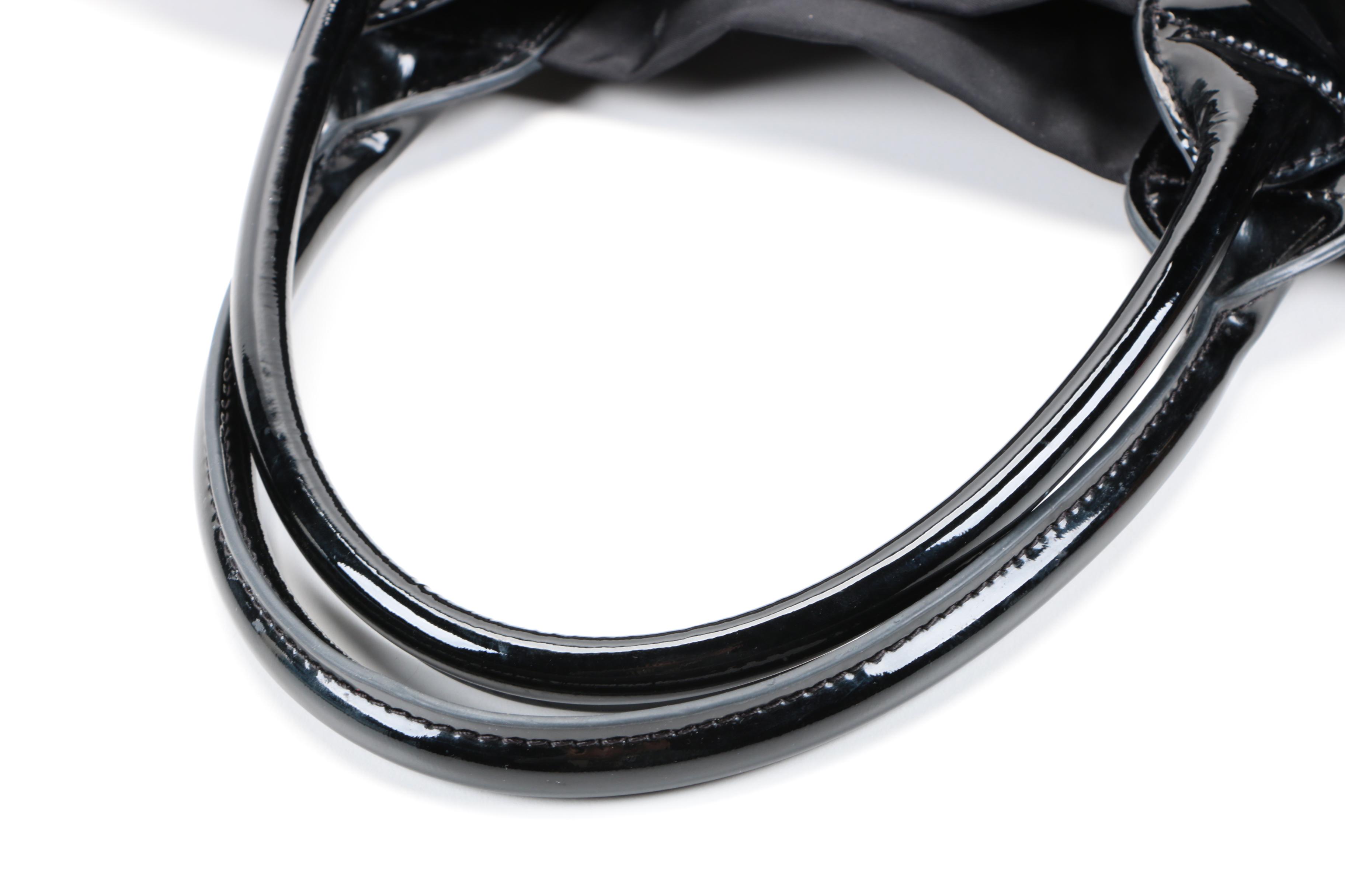 Tory Burch Nylon and Patent Leather Tote